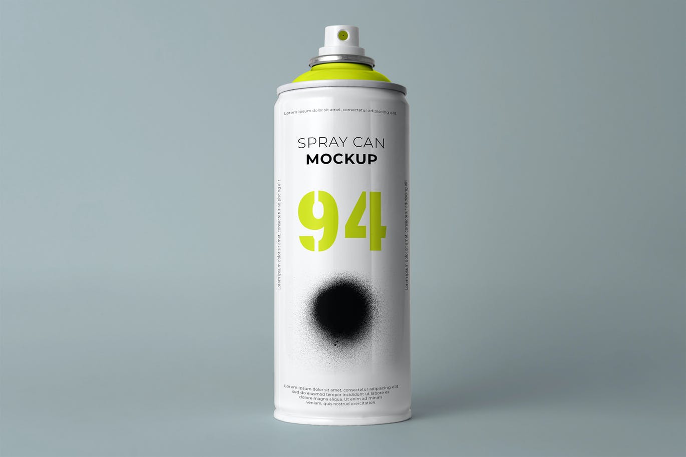 简约喷雾瓶外观设计样机模板 Aerosol Can Mockup_img_2