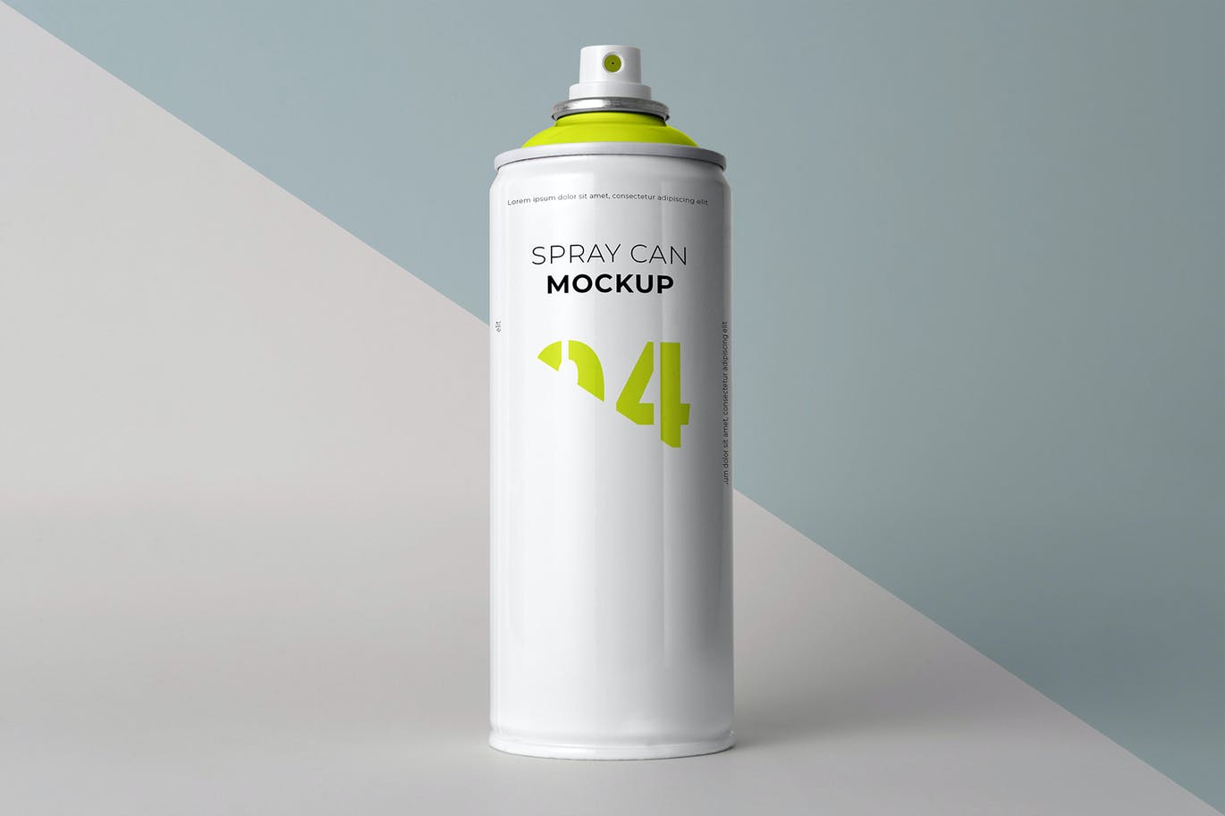 简约喷雾瓶外观设计样机模板 Aerosol Can Mockup_img_2