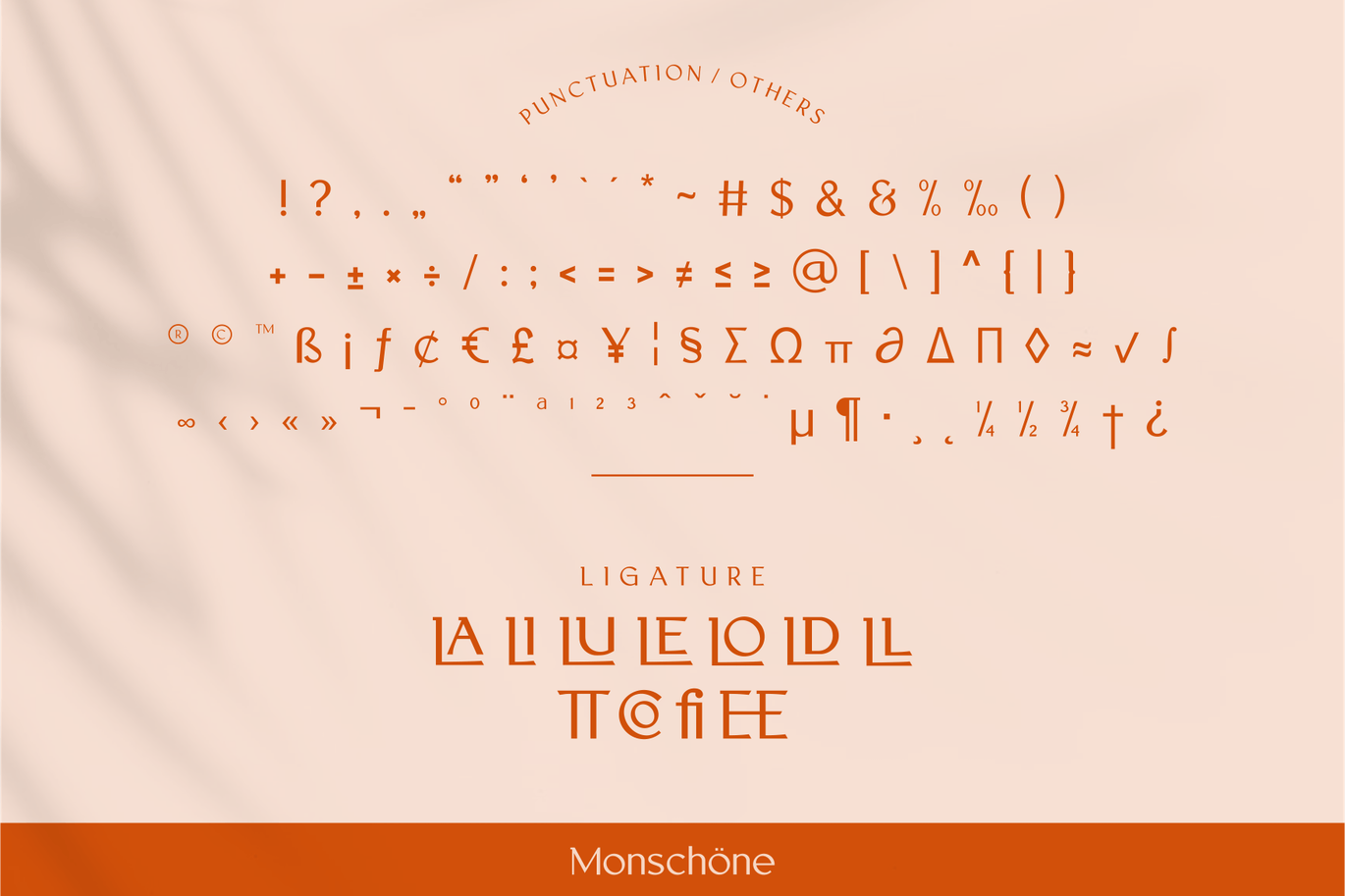 极简奢华杂志标题Logo设计无衬线英文字体素材 Monschone Font_img_2