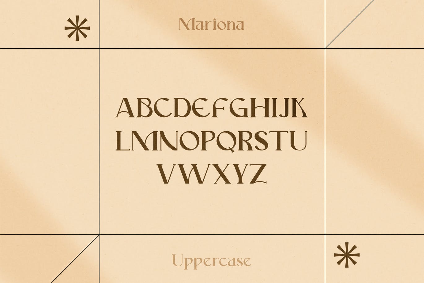 潮流逆反差酸性海报标题徽标Logo设计无衬线字体素材 Mariona Serif Font_img_2