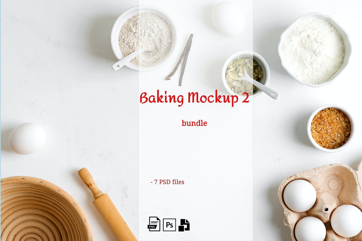 7款面包烘培品牌设计场景展示样机合集 Baking Mockup Set 2_img_2