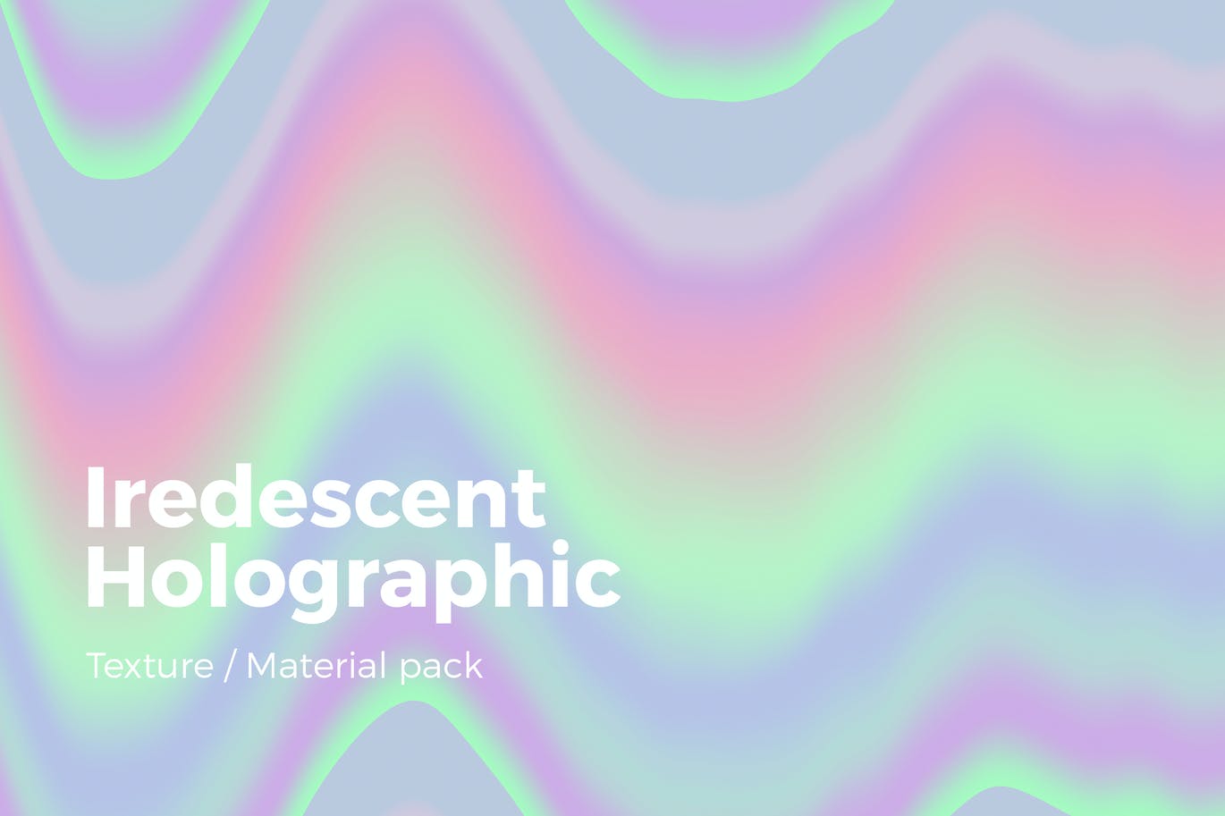 10款高清彩虹虹彩渐变海报设计背景纹理图片素材 Iridescent Holographic Texture v2_img_2