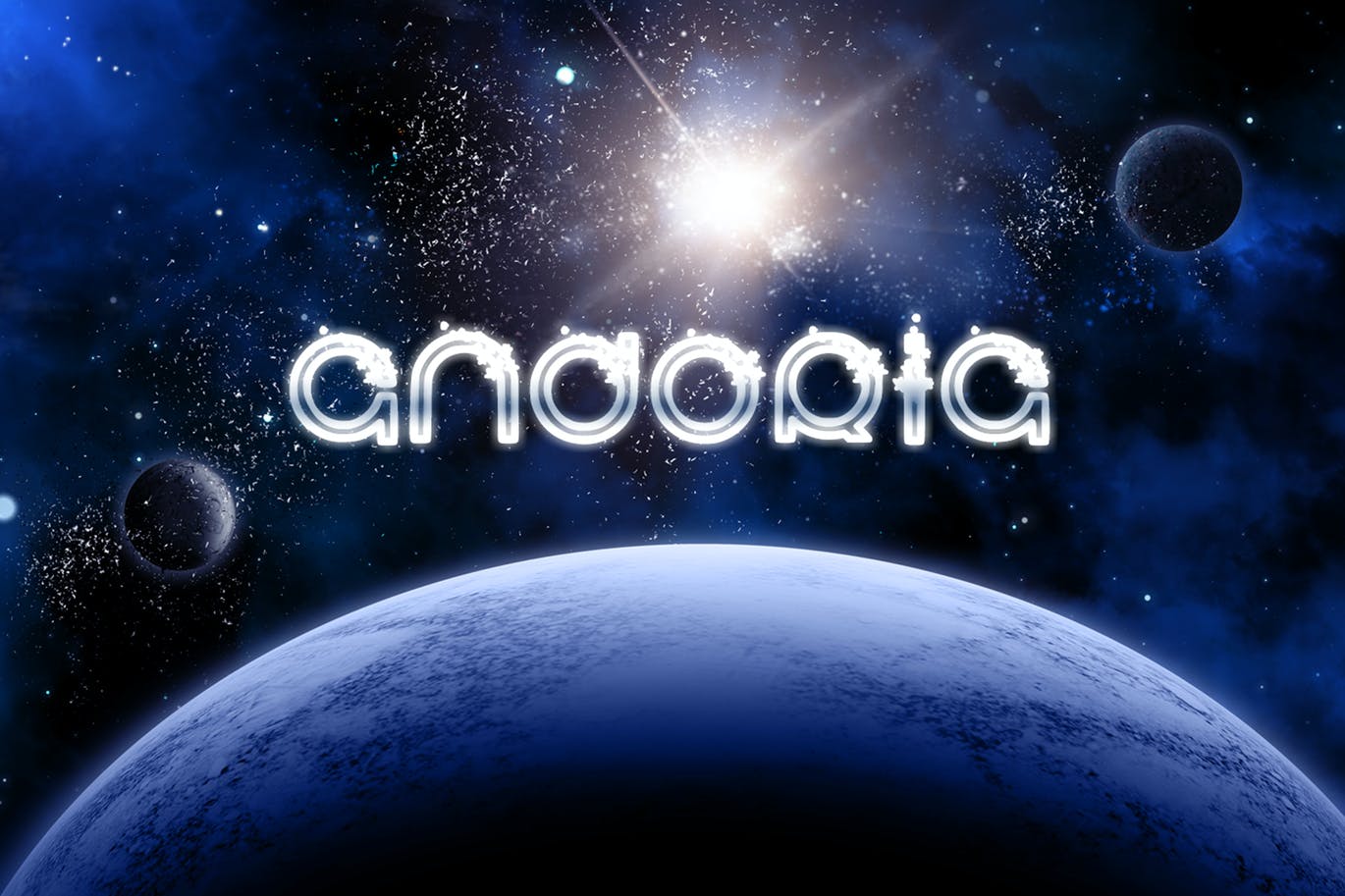 现代时尚科幻海报标题品牌Logo设计无衬线英文字体素材 Andoria Sci-Fi Font_img_2