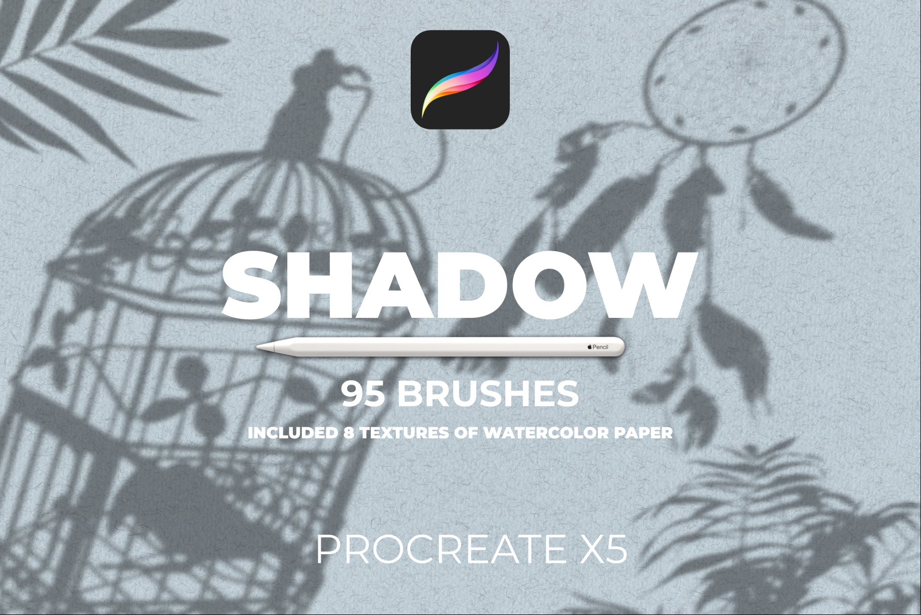 95款室内物品窗户自然阴影Precreate印章笔刷素材 95 Shadows For Precreate Brushes_img_2