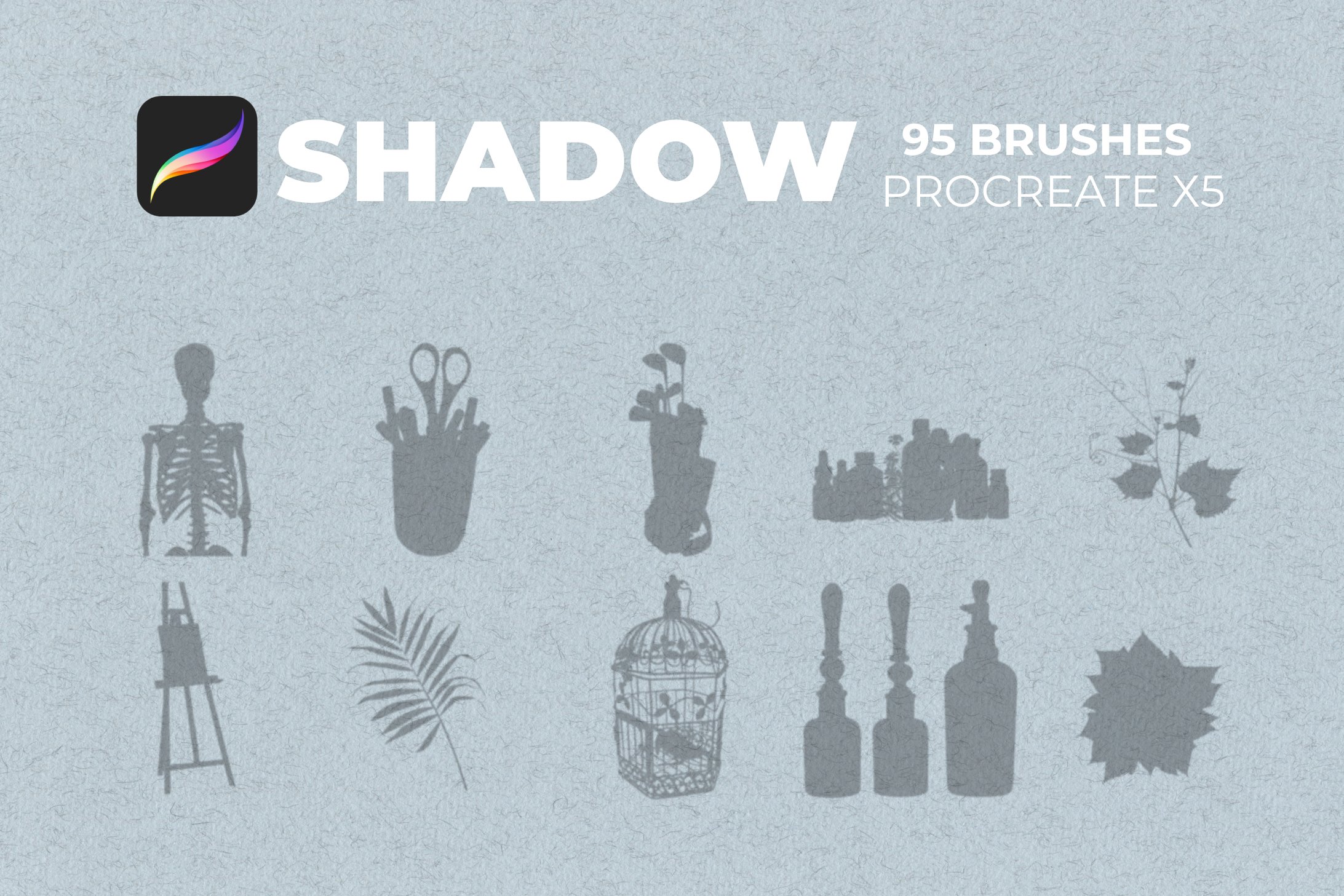 95款室内物品窗户自然阴影Precreate印章笔刷素材 95 Shadows For Precreate Brushes_img_2