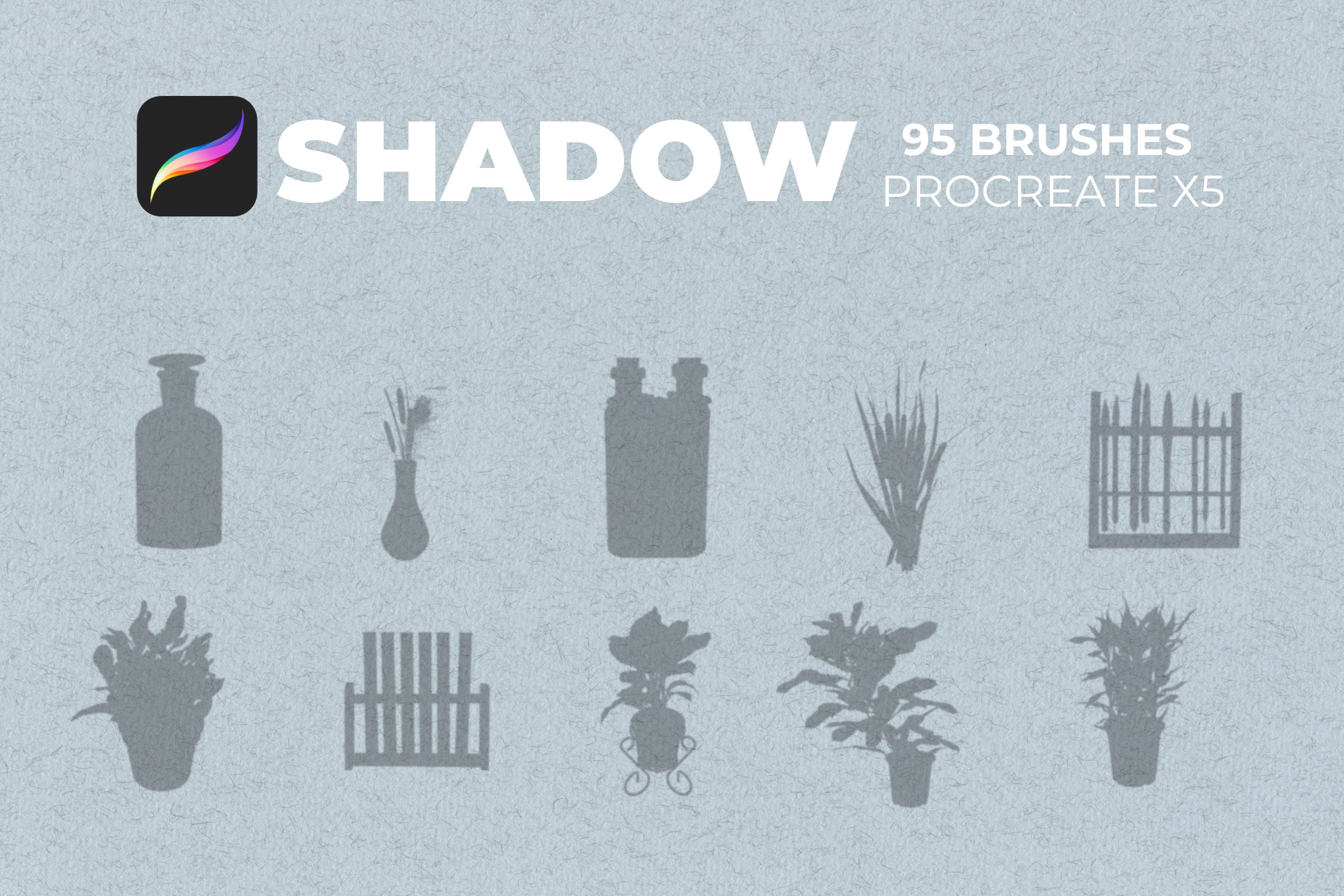 95款室内物品窗户自然阴影Precreate印章笔刷素材 95 Shadows For Precreate Brushes_img_2