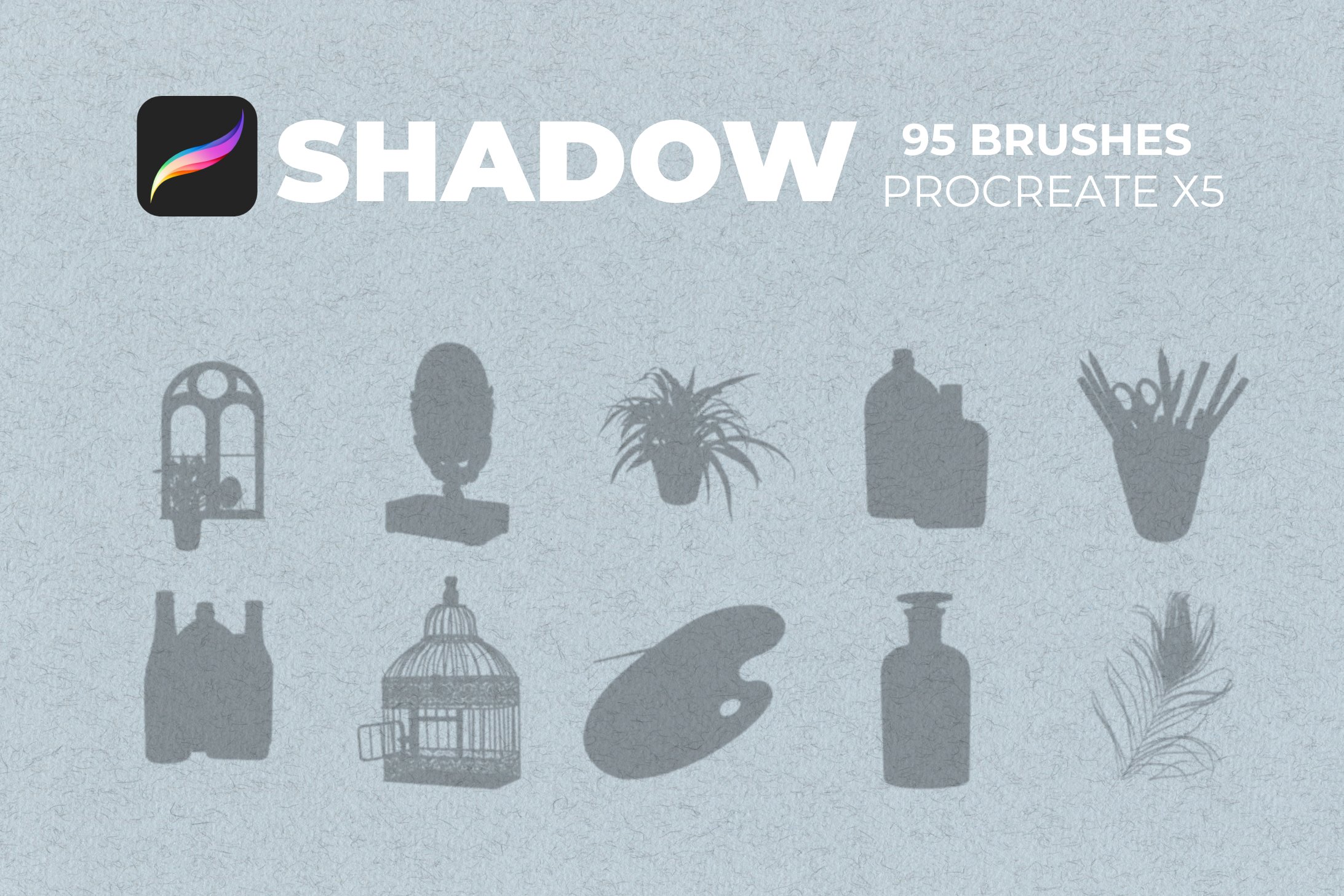 95款室内物品窗户自然阴影Precreate印章笔刷素材 95 Shadows For Precreate Brushes_img_2