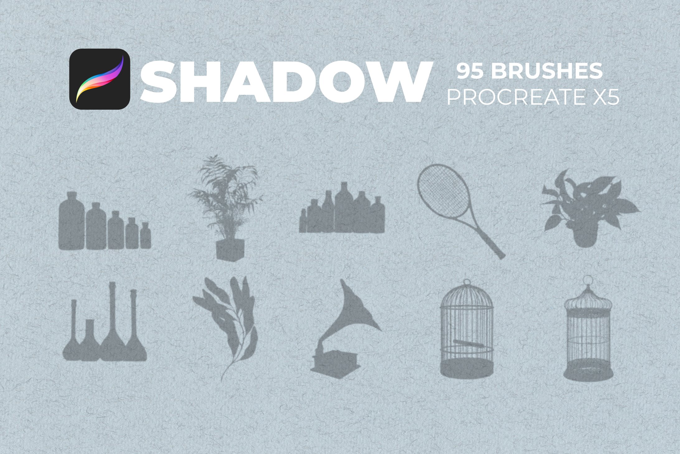 95款室内物品窗户自然阴影Precreate印章笔刷素材 95 Shadows For Precreate Brushes_img_2