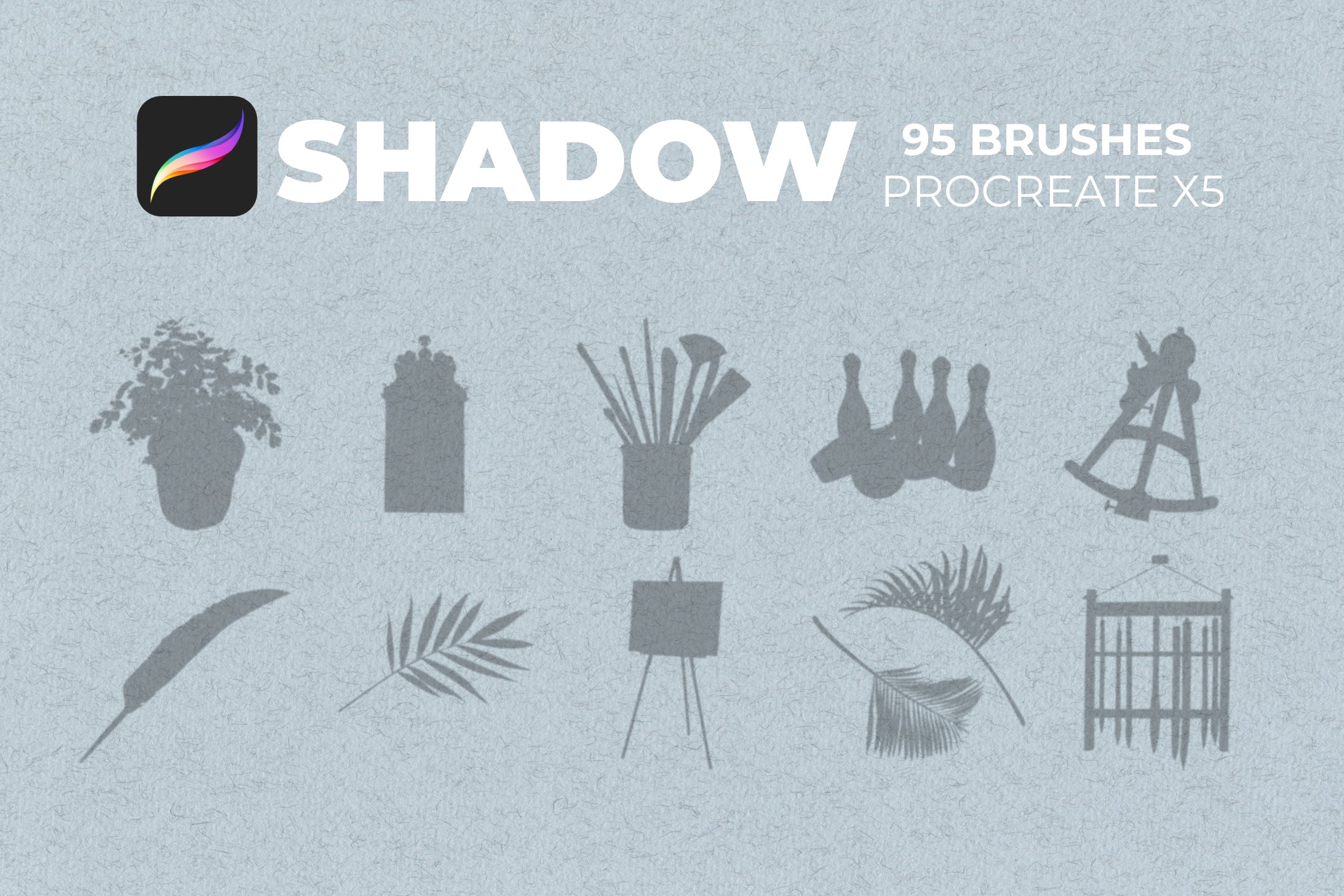 95款室内物品窗户自然阴影Precreate印章笔刷素材 95 Shadows For Precreate Brushes_img_2