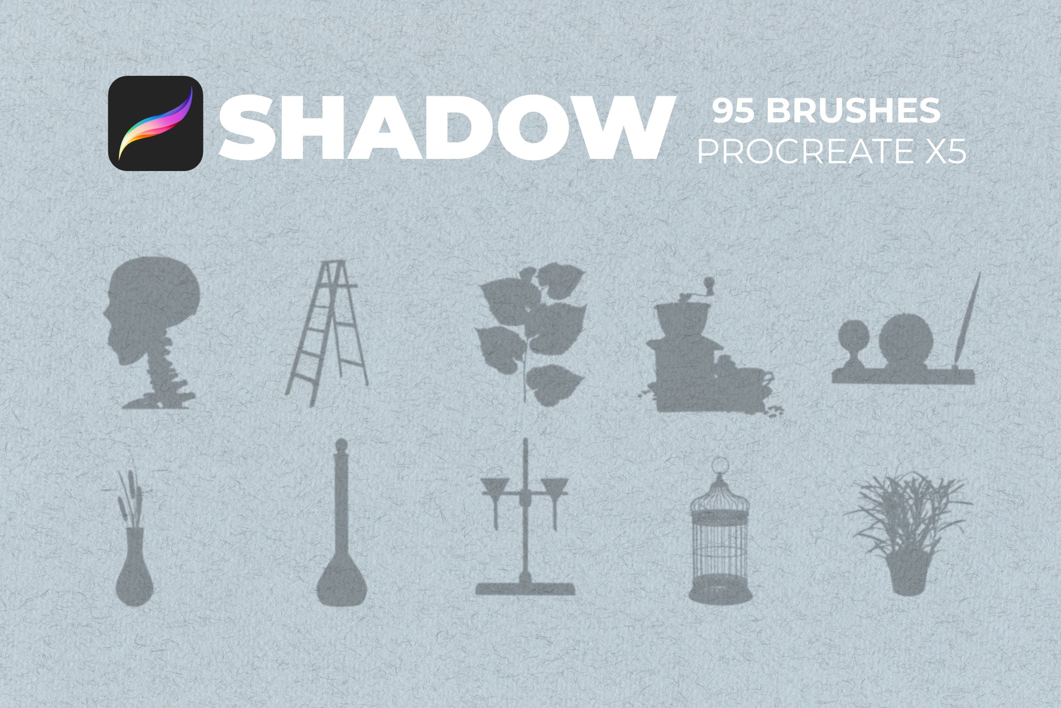 95款室内物品窗户自然阴影Precreate印章笔刷素材 95 Shadows For Precreate Brushes_img_2