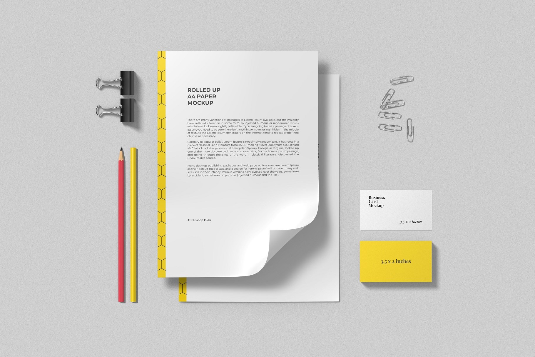 12个时尚简约品牌Logo设计办公用品展示贴图样机模板套装 Branding Mockup Scene Creator_img_2