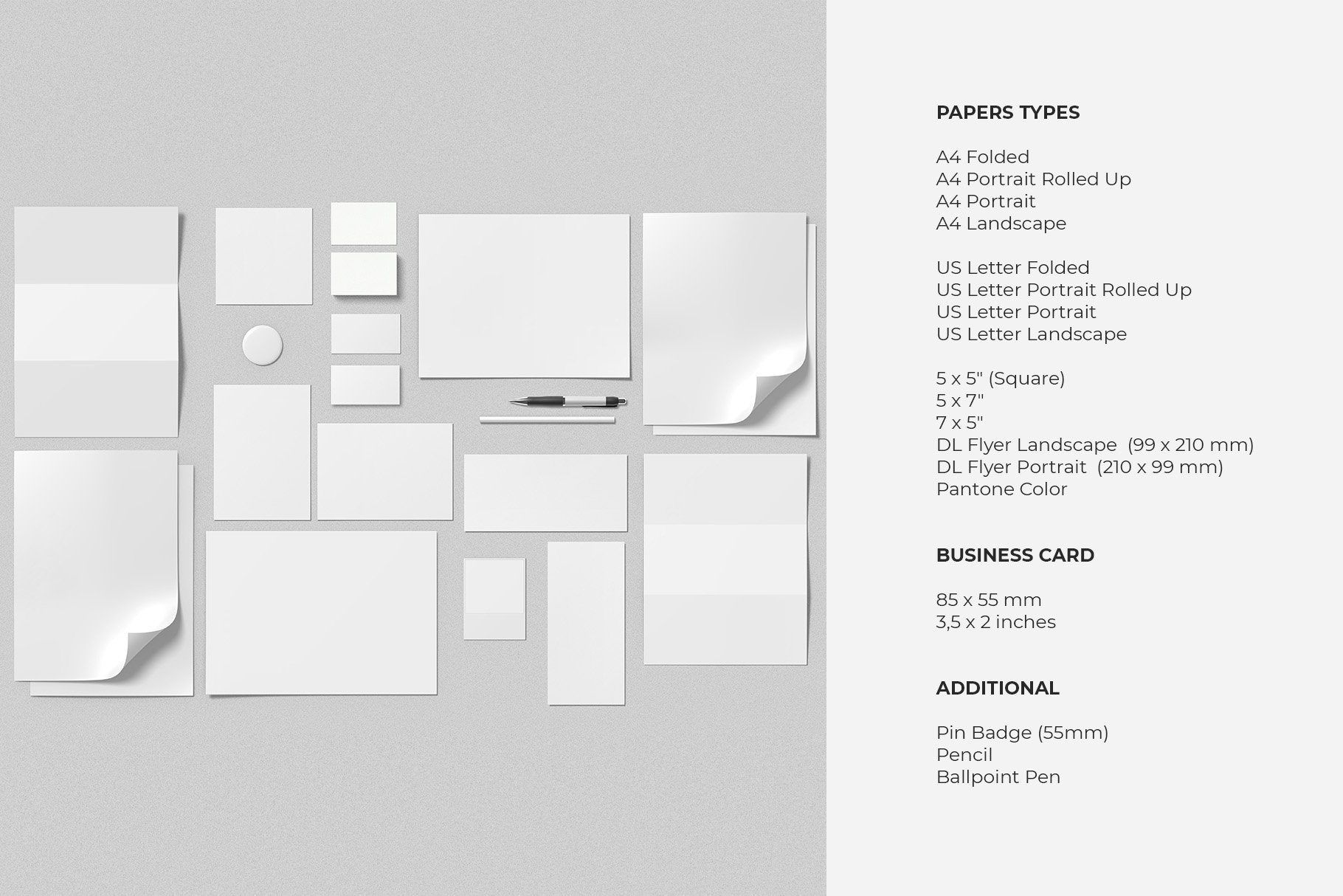 12个时尚简约品牌Logo设计办公用品展示贴图样机模板套装 Branding Mockup Scene Creator_img_2