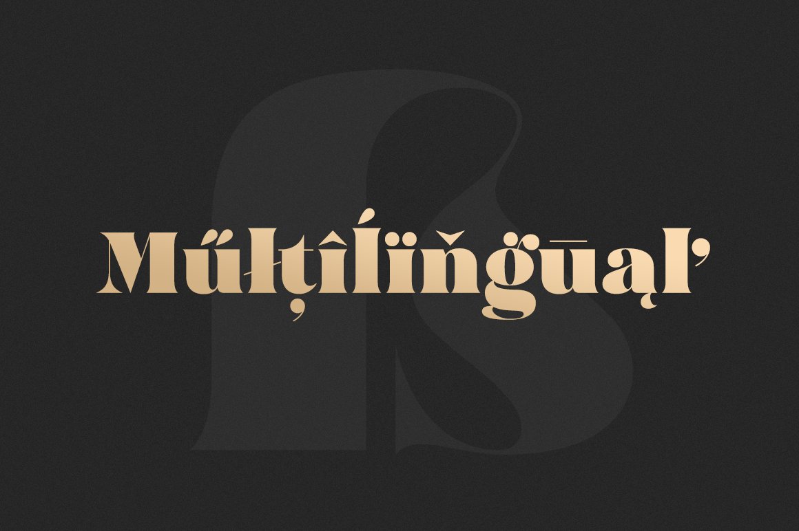 12套时尚优雅奢华杂志海报标题Logo英文字体设计素材套装 Modern Font Bundle_img_2