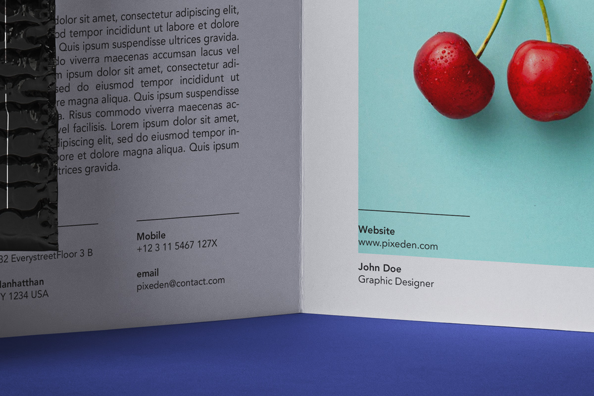 时尚品牌VI设计办公用品展示贴图样机 Stationery Psd Brochure Envelope Mockup_img_2