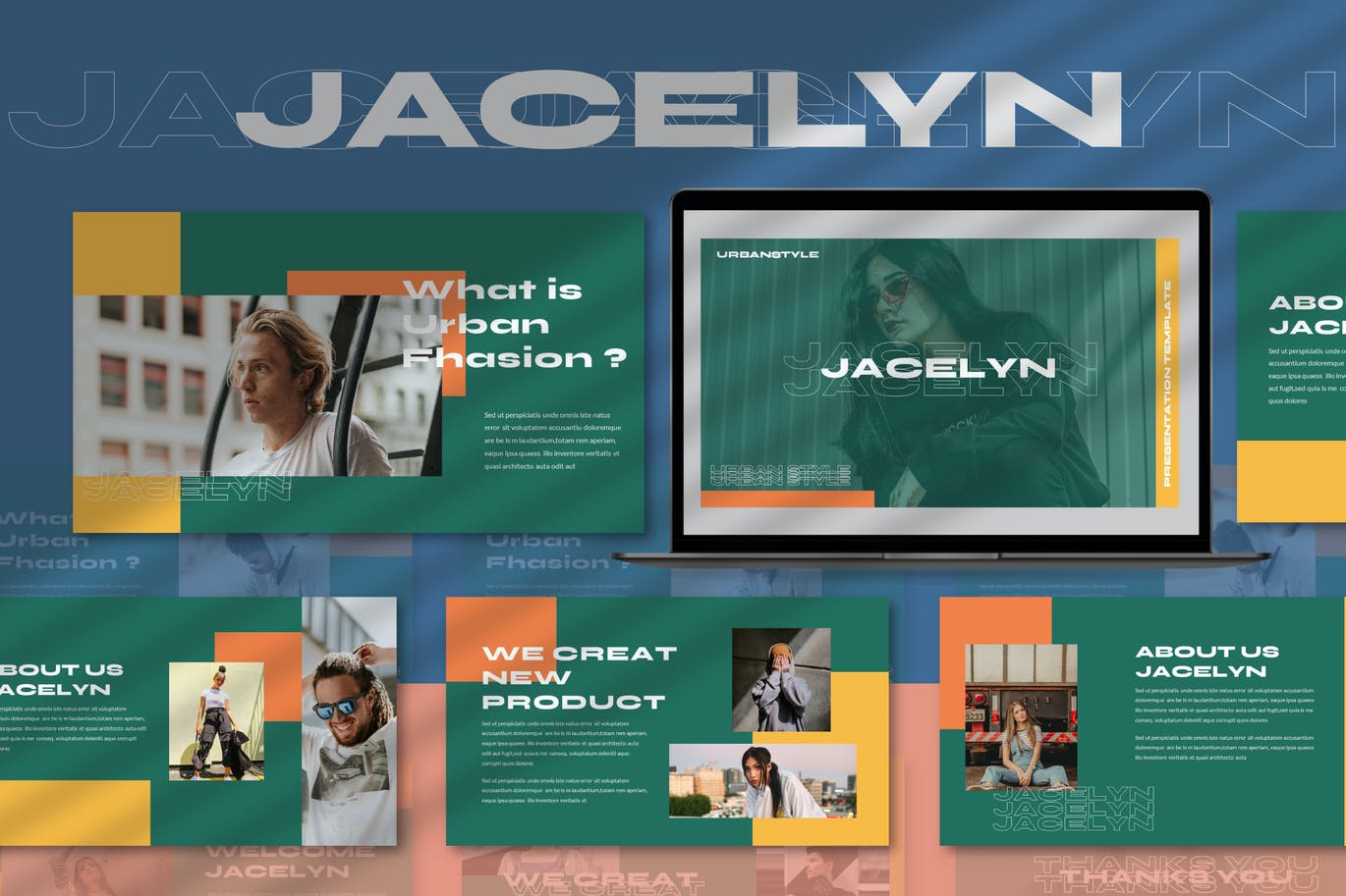 简约摄影作品集设计演示文稿模板 Jacelyn Powerpoint Template_img_2