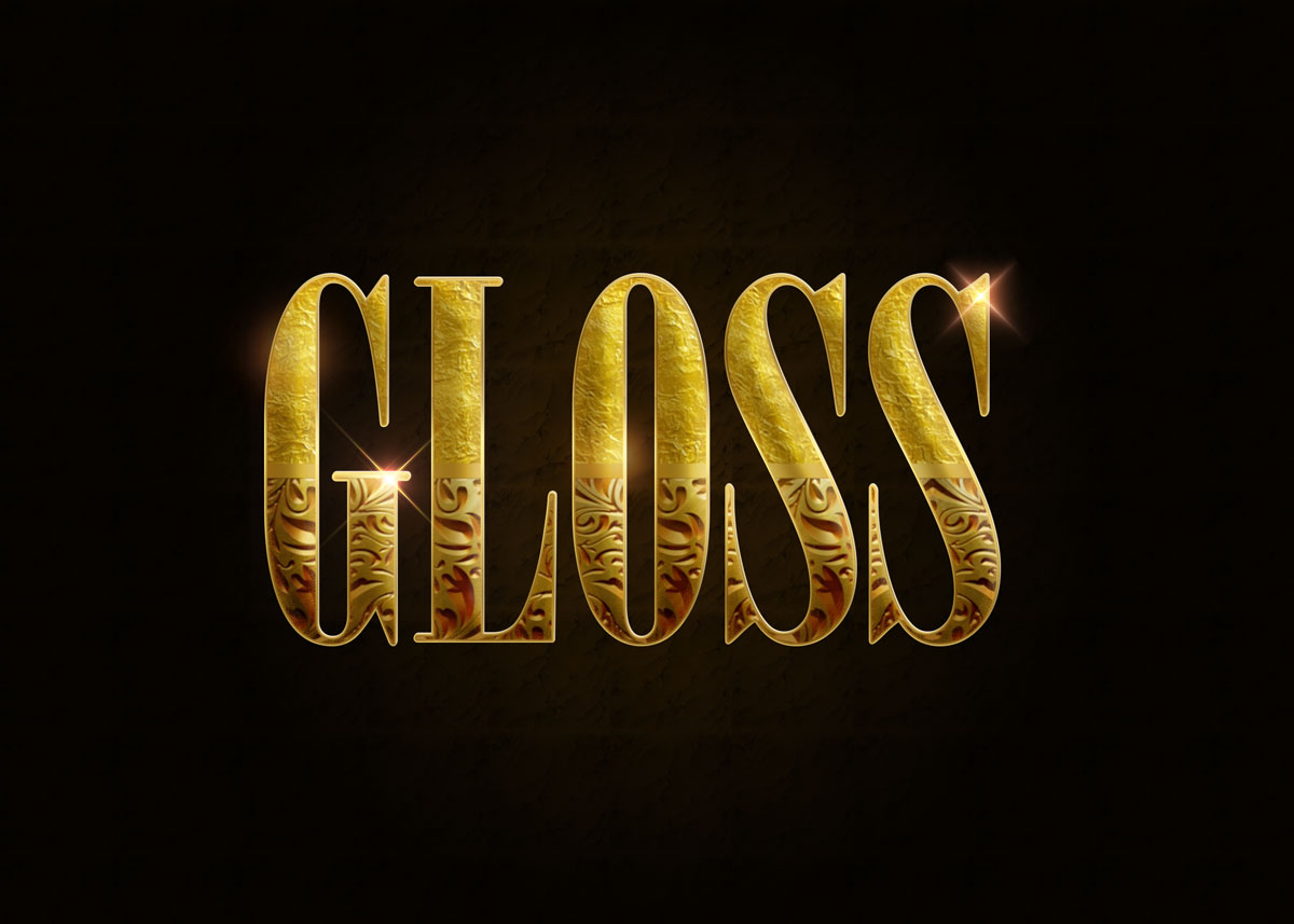 10款金色3D立体标题徽标Logo设计PS样式模板 Golden Decorative Text Styles_img_2
