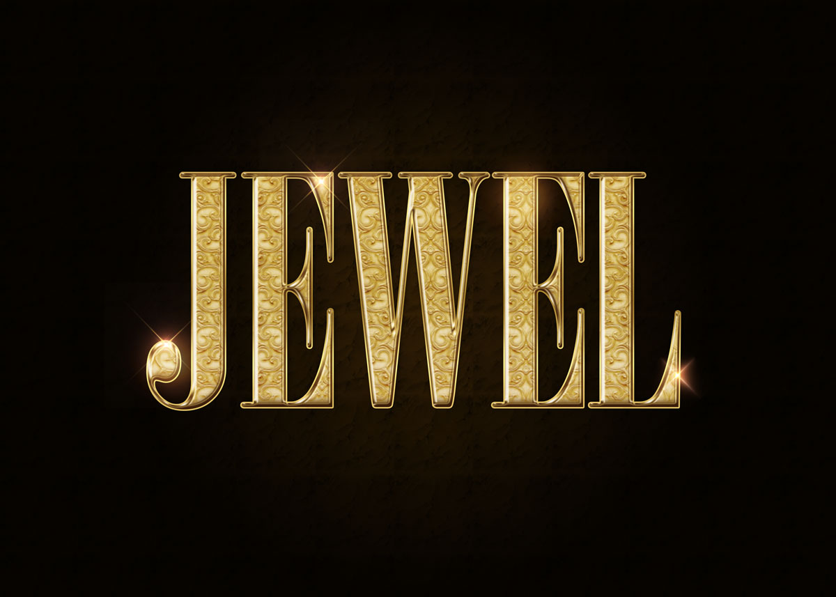 10款金色3D立体标题徽标Logo设计PS样式模板 Golden Decorative Text Styles_img_2