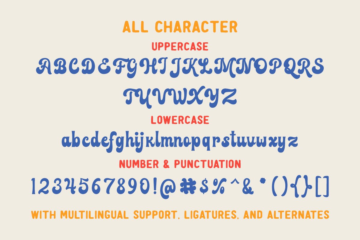 复古品牌标题徽标Logo设计粗体手写英文字体素材 Farland - Bold Script Typeface_img_2