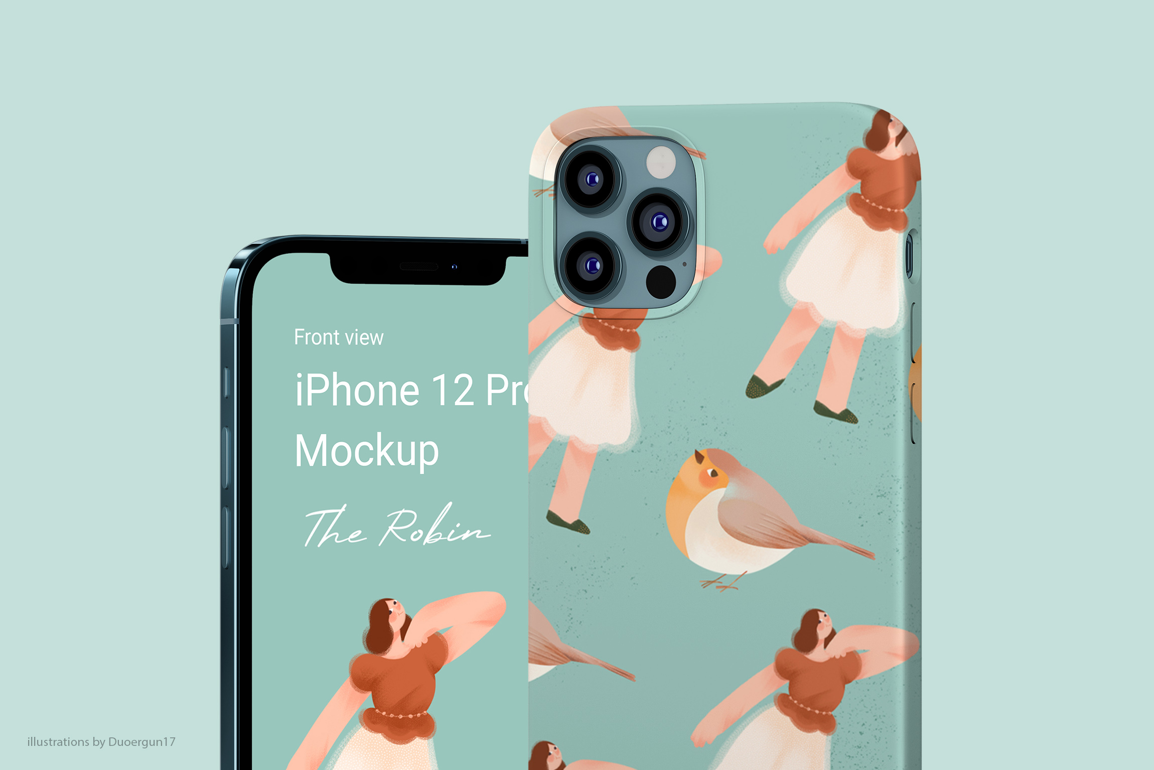 15个超清前视图网页APP界面设计苹果设备屏幕演示样机 Device Pack Mockups - Front View_img_2