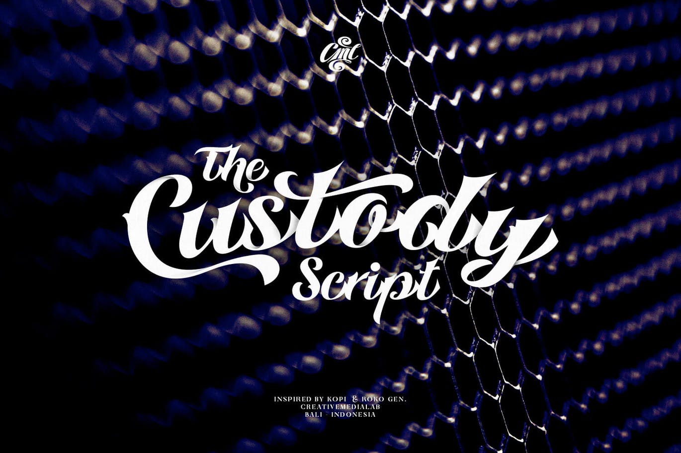 时尚复古哥特式标题徽标Logo手写英文字体素材 Custody Script - Tattoo Font_img_2