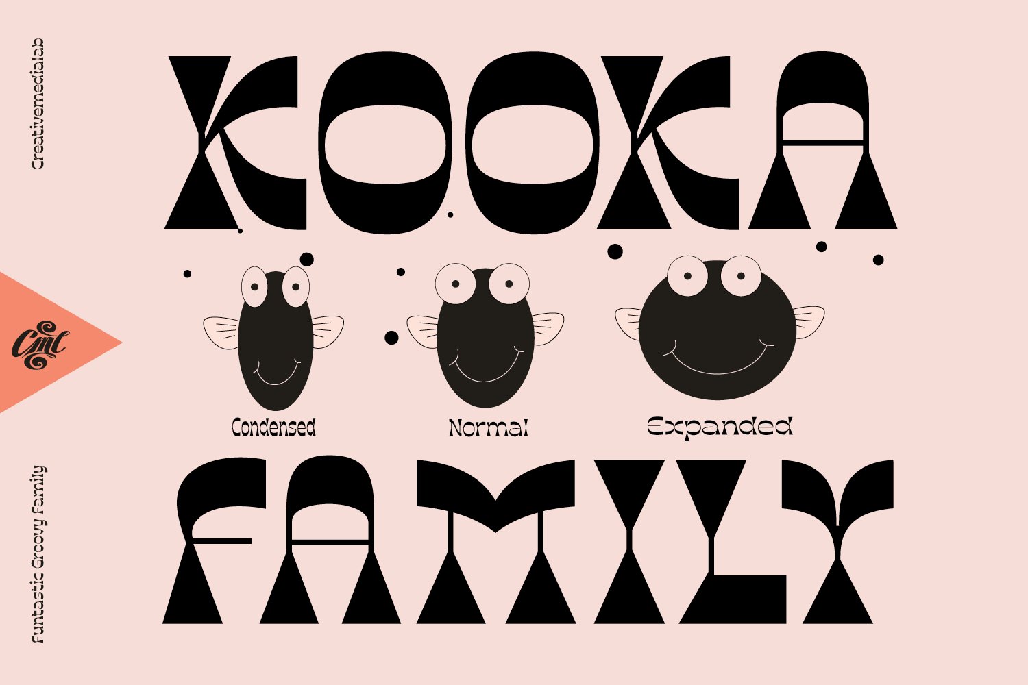 复古卡通海报标题Logo无衬线英文字体设计素材 Kooka Font - Fun Groovy Family_img_2