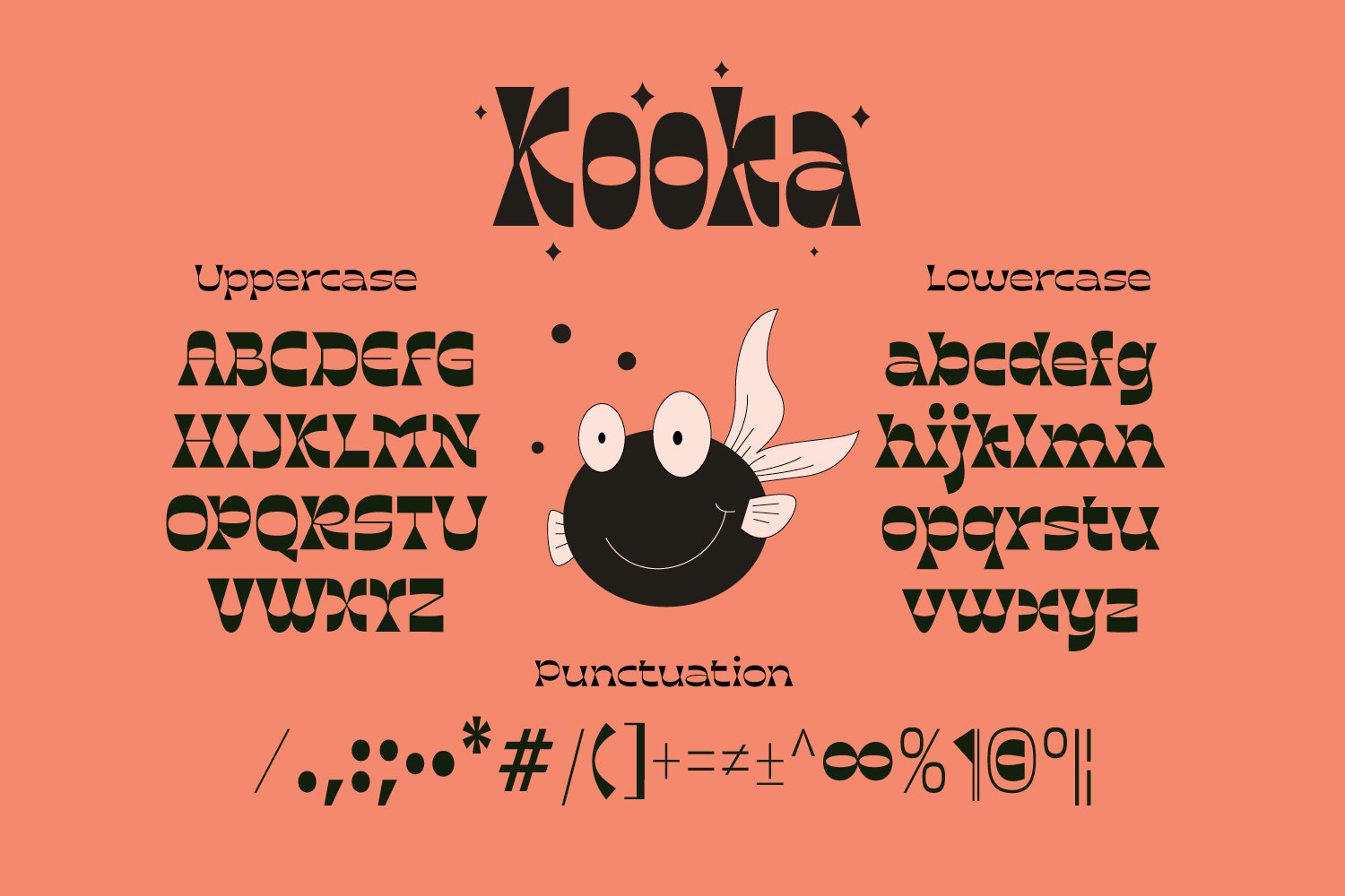 复古卡通海报标题Logo无衬线英文字体设计素材 Kooka Font - Fun Groovy Family_img_2