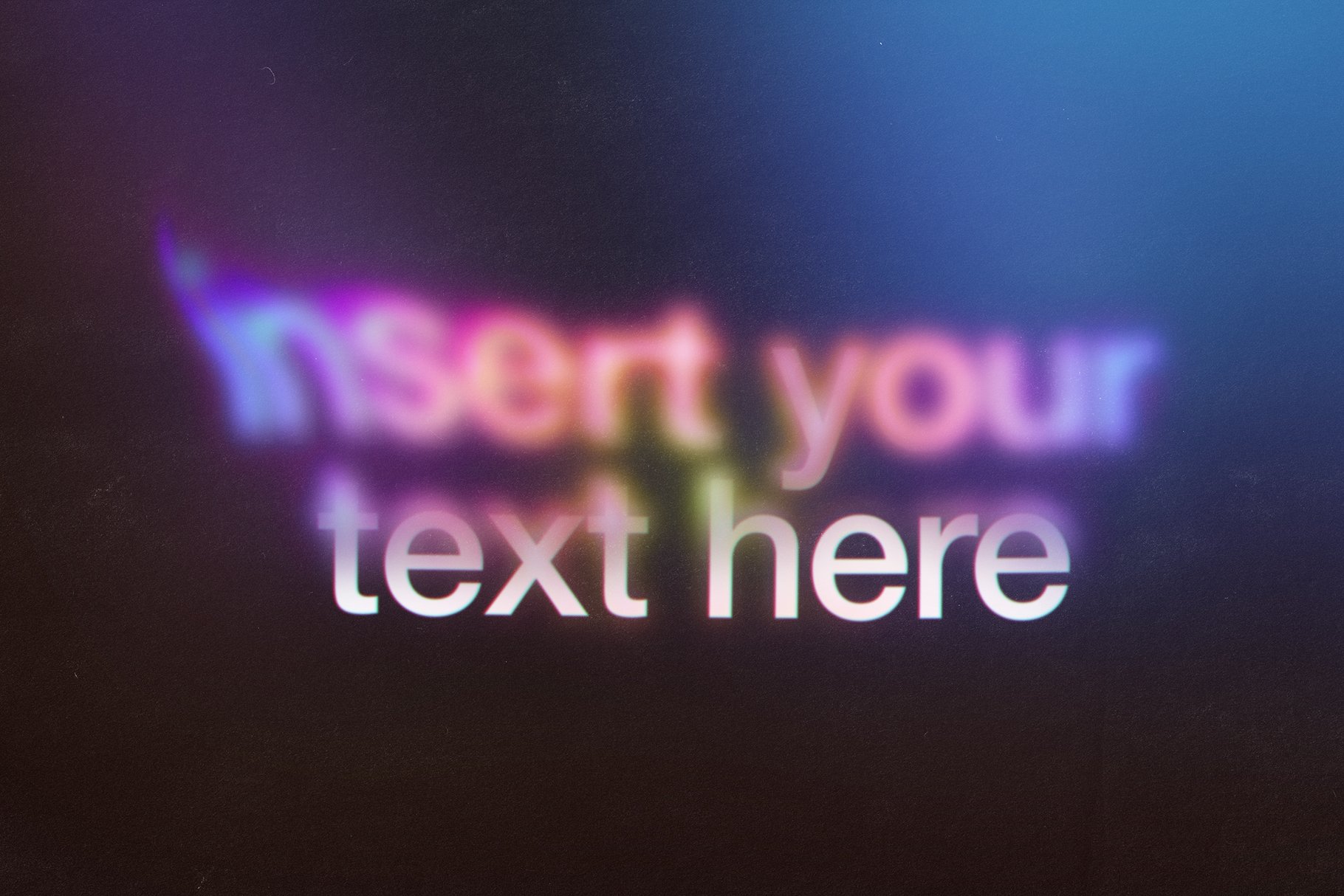 潮流梦幻幻影故障失真模糊标题徽标Logo设计PS样式模板素材 Ghosted - Dreamy Text Effect_img_2