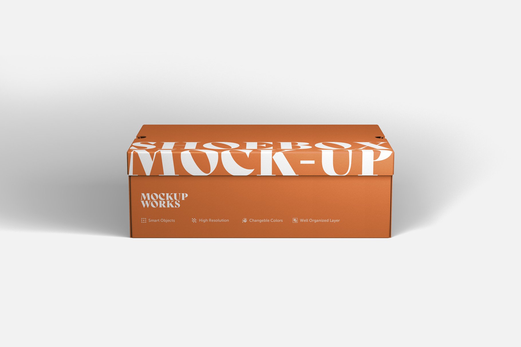 9款鞋盒包装纸盒设计展示样机 Shoe Box Mockup_img_2