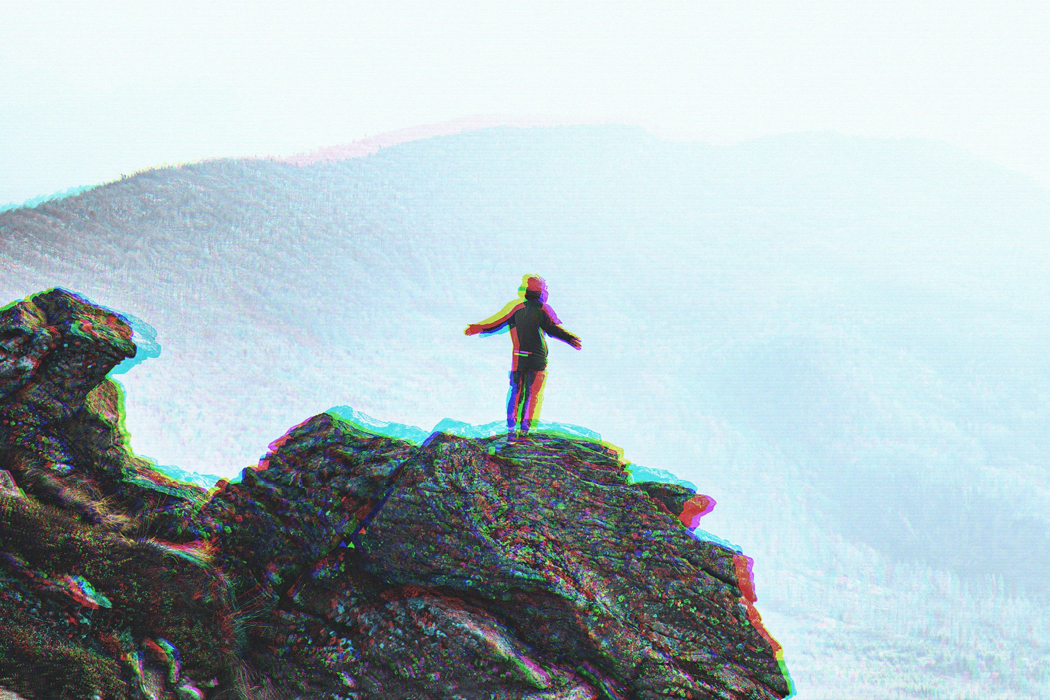 潮流故障失真毛刺效果照片处理特效PS样式素材 VHS Glitch Effect for Photoshop_img_2
