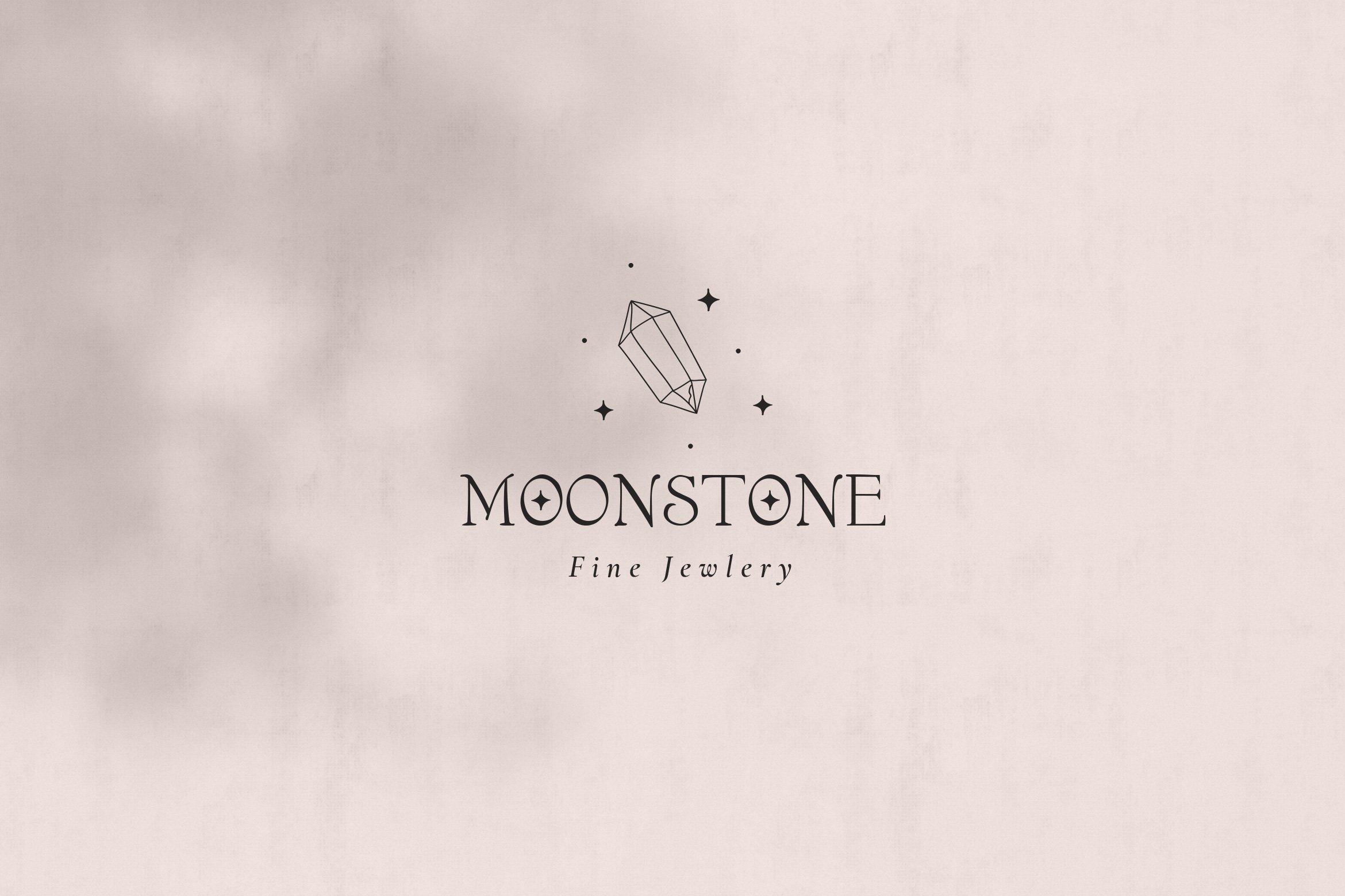 时尚优雅奢华珠宝瑜伽摄影花店徽标Logo设计AI矢量素材 Moon Stone Premade Brand Logo Design_img_2