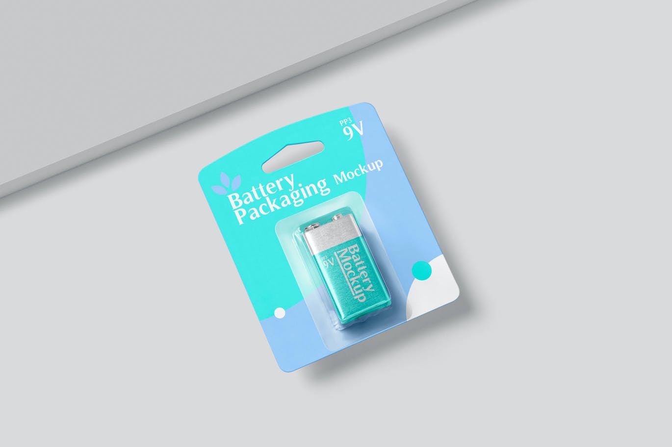 PP3电池包装设计展示贴图样机 PP3 Battery Packaging Mockups_img_2