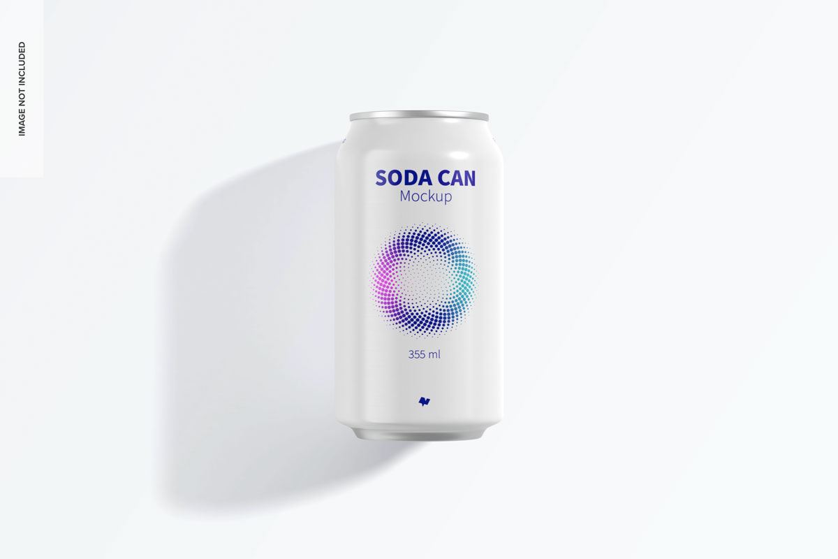 9款355ml苏打水锡罐易拉罐设计展示样机 355ml Soda Cans Mockup_img_2