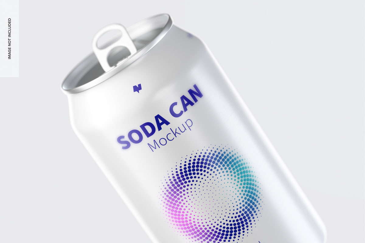 9款355ml苏打水锡罐易拉罐设计展示样机 355ml Soda Cans Mockup_img_2