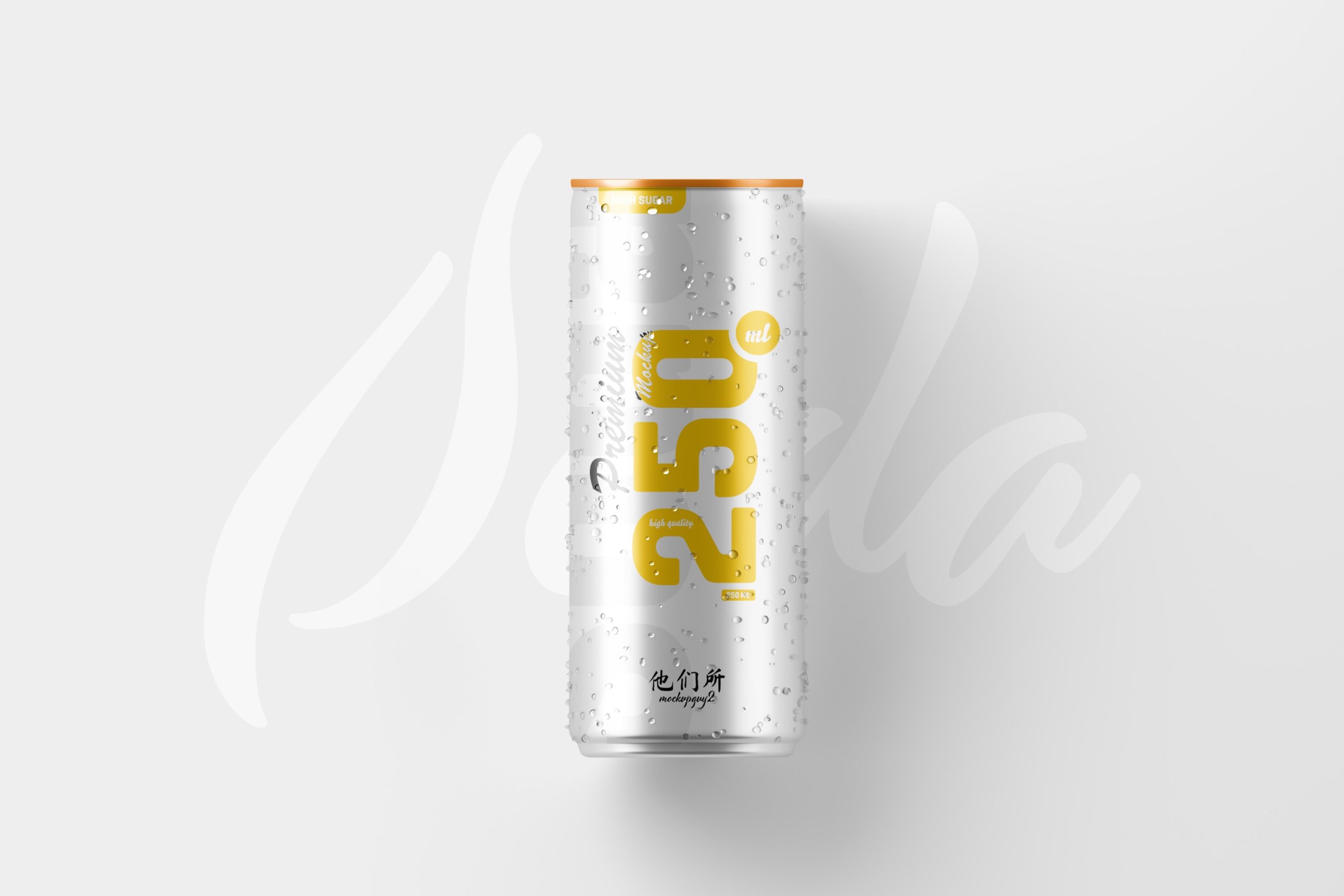 10款250ml啤酒饮料苏打水锡罐易拉罐设计展示样机 250ml Soda Can Mockup_img_2