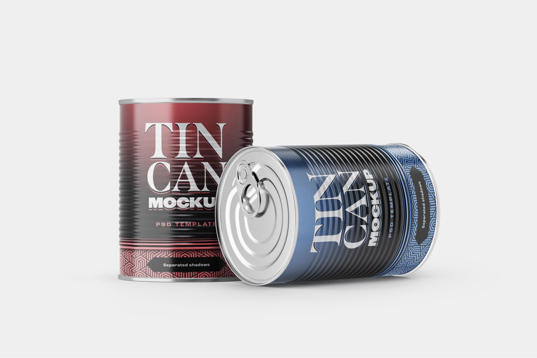 9款食品罐头金属锡罐包装样机模板素材合集 Tin Can Mockup Set | Conserve_img_2