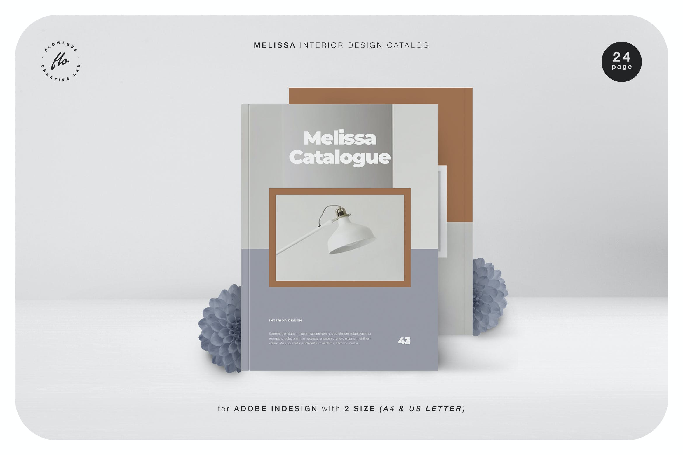 室内家具家居设计作品集目录排版INDD画册模板素材 Melissa Interor Design Catalog_img_2