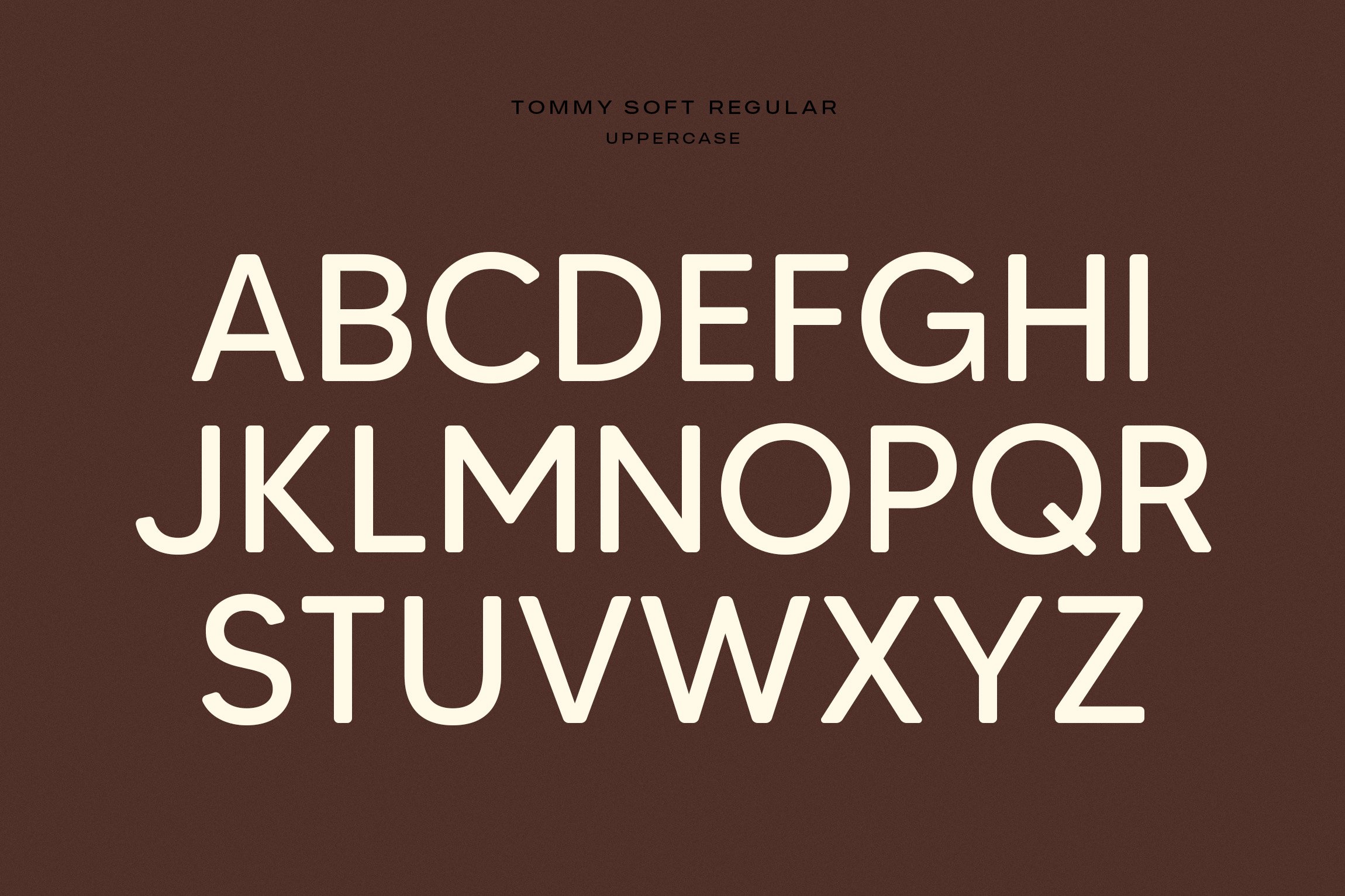 现代简约杂志海报Logo标题圆角无衬线英文字体素材 MADE Tommy Soft_img_2
