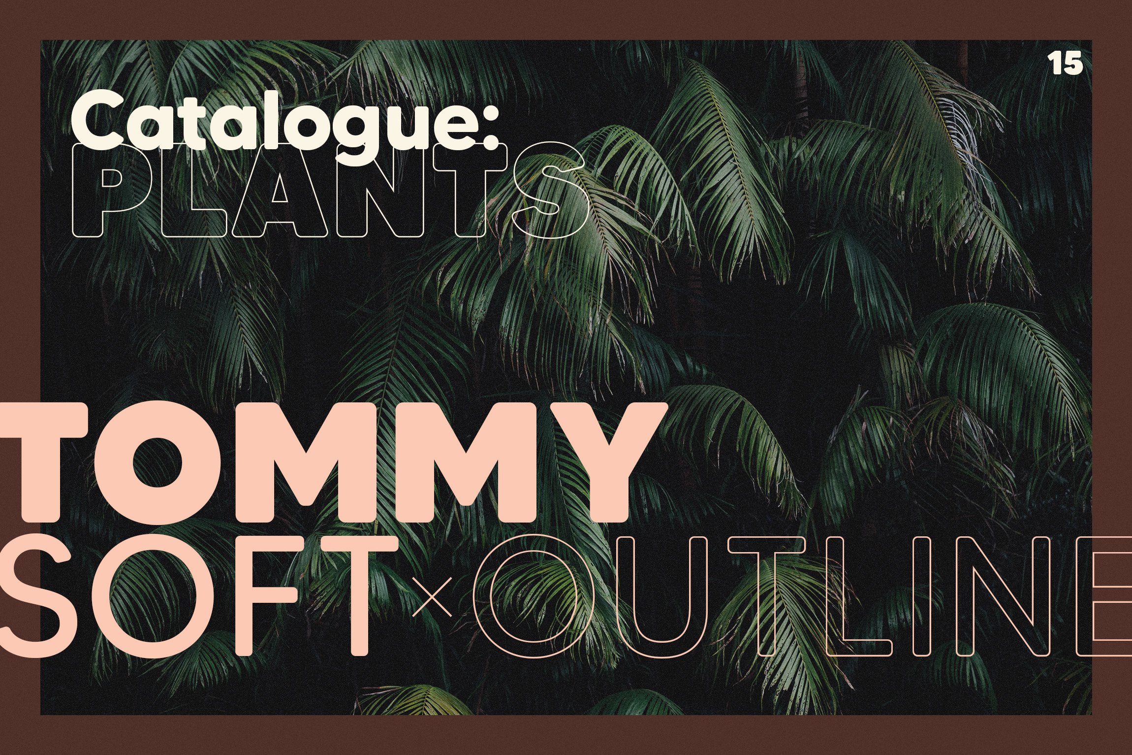 现代简约杂志海报Logo标题圆角无衬线英文字体素材 MADE Tommy Soft_img_2
