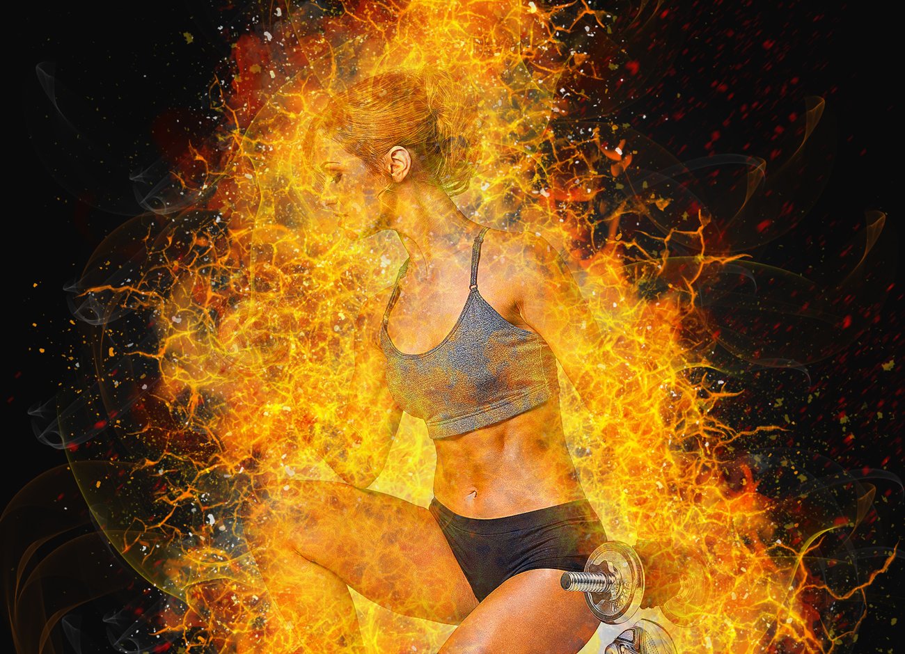 炫酷火焰效果照片处理特效PS动作模板 Fire Effect Photoshop Action_img_2