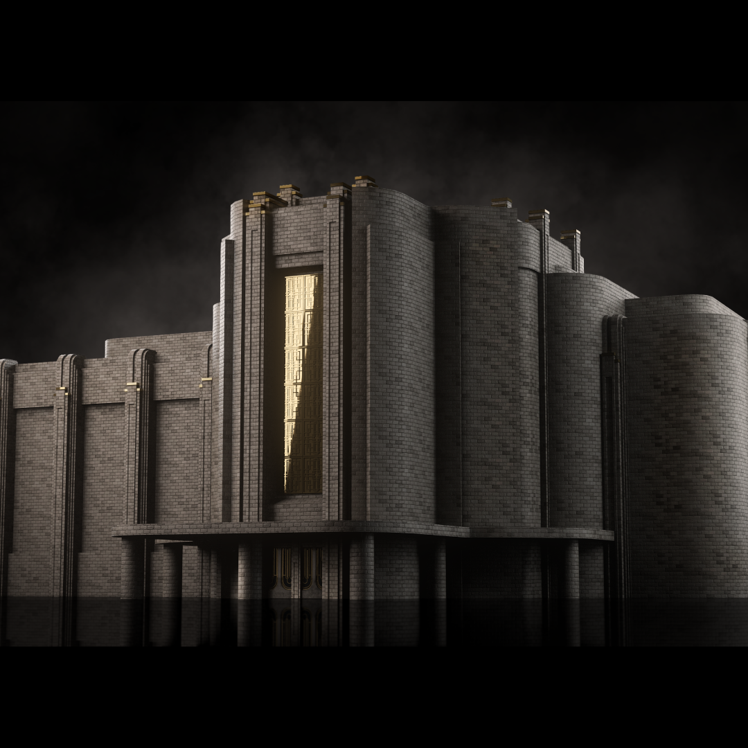 第一次世界大战欧美风城市建筑世界3D模型素材 Kitbash3D - Art Deco_img_2