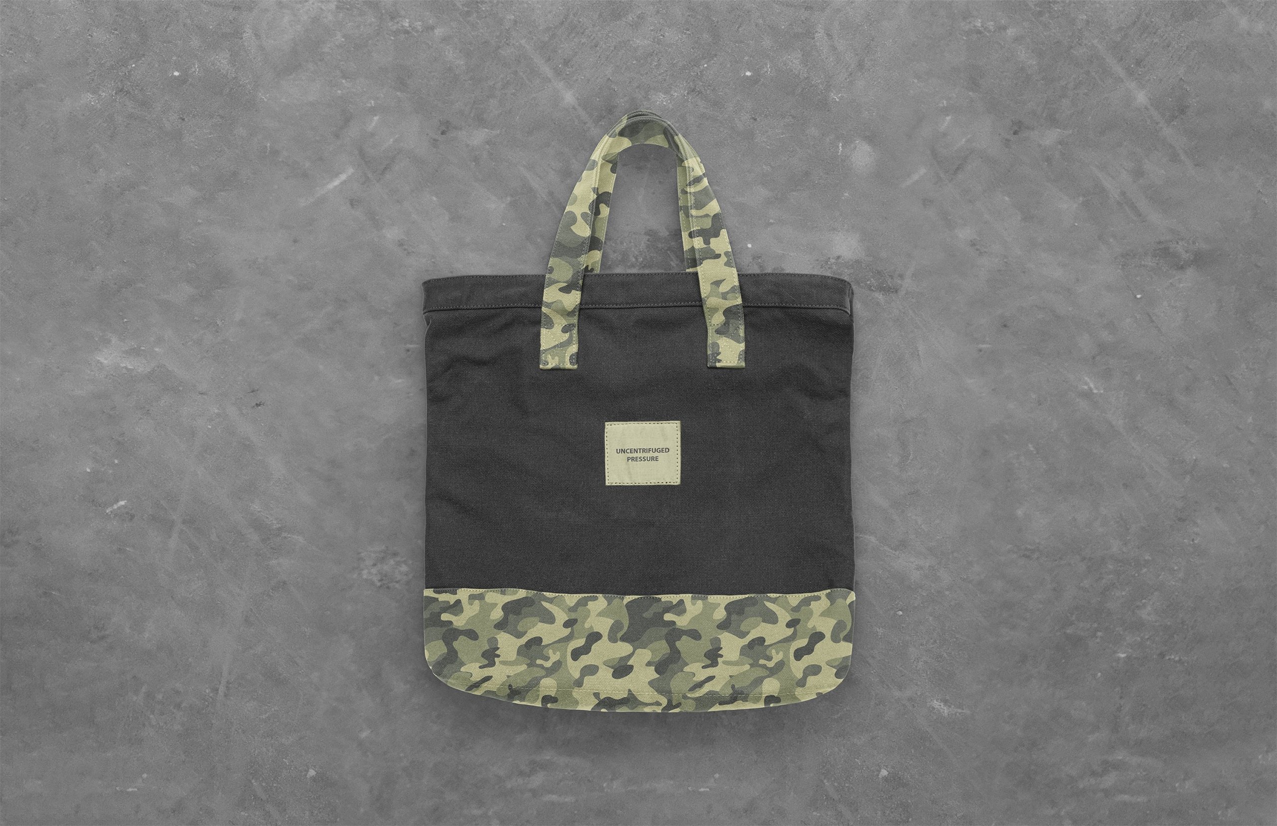 高品质购物手提无纺布袋印花图案设计展示贴图样机 Tote Bag Mockup_img_2