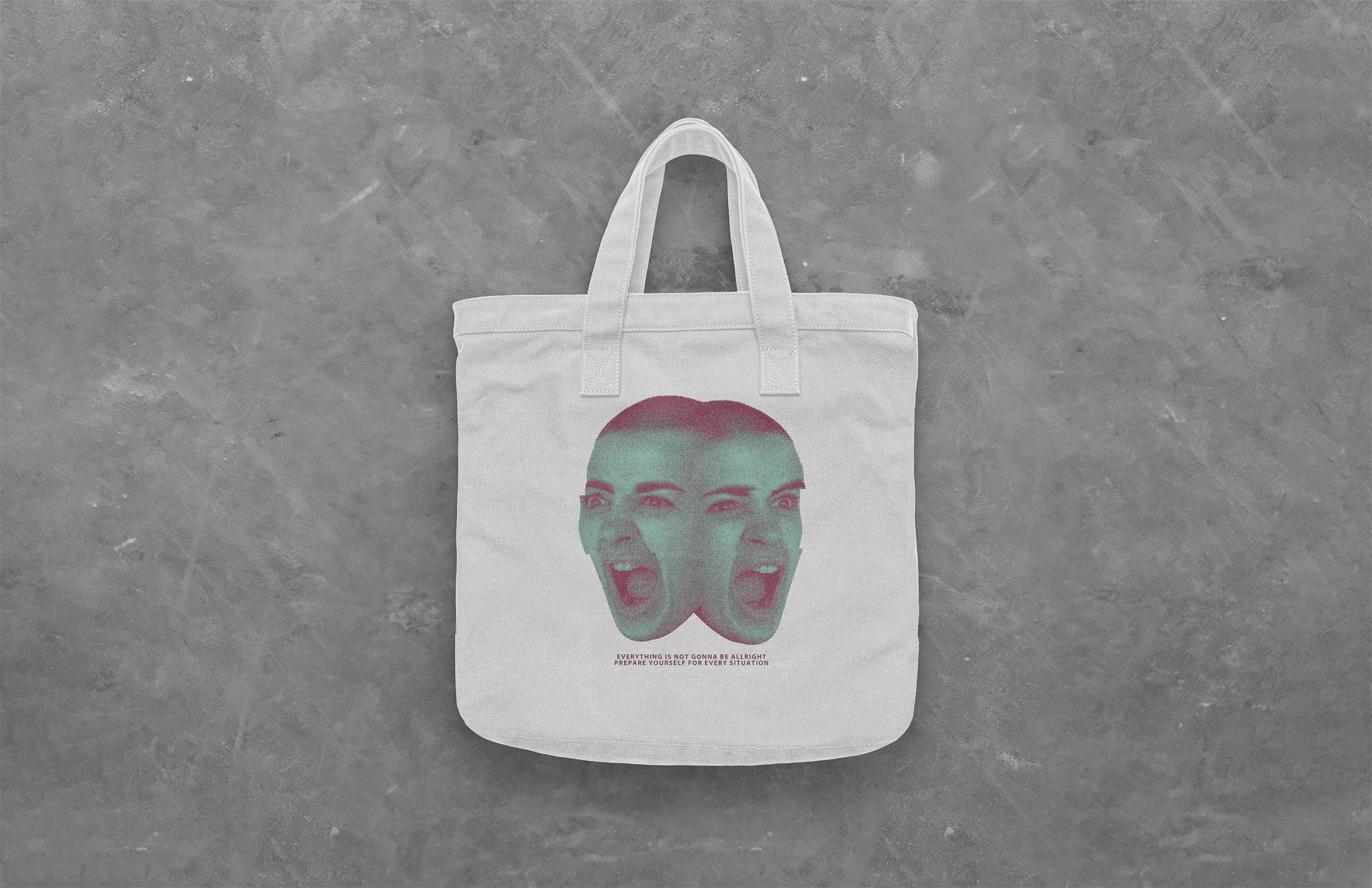 高品质购物手提无纺布袋印花图案设计展示贴图样机 Tote Bag Mockup_img_2