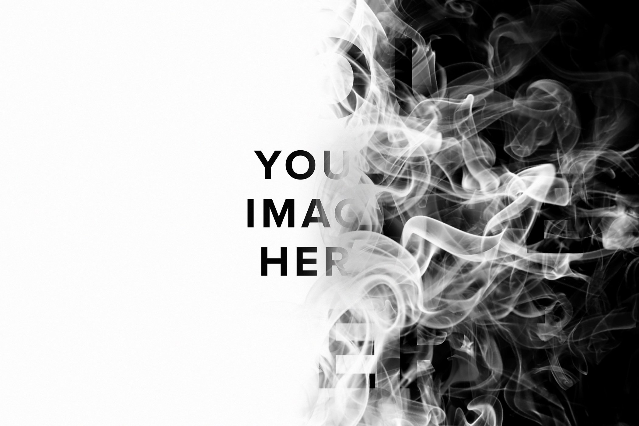 15款烟雾双色调照片处理特效PS样式模板 Smoke Duotone Dispersion Effect_img_2