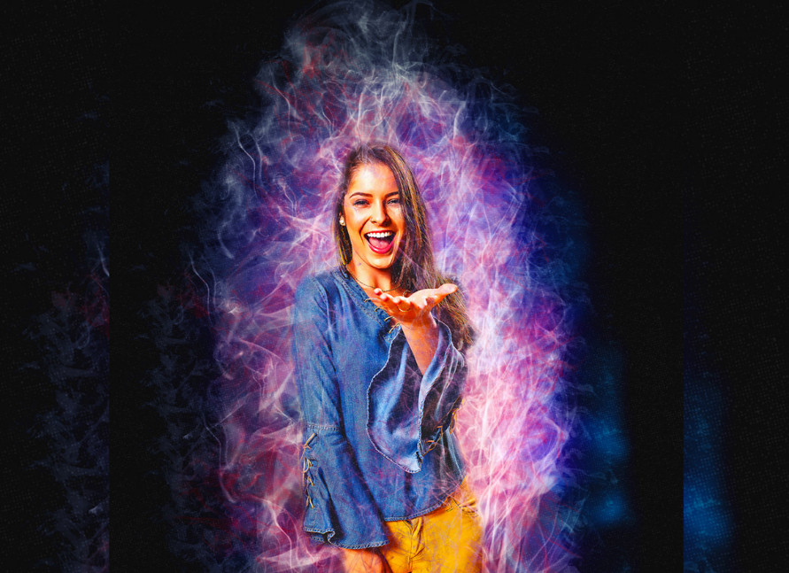 彩色烟雾效果照片处理特效PS动作模板 Color Smoke Effect Photoshop Action_img_2