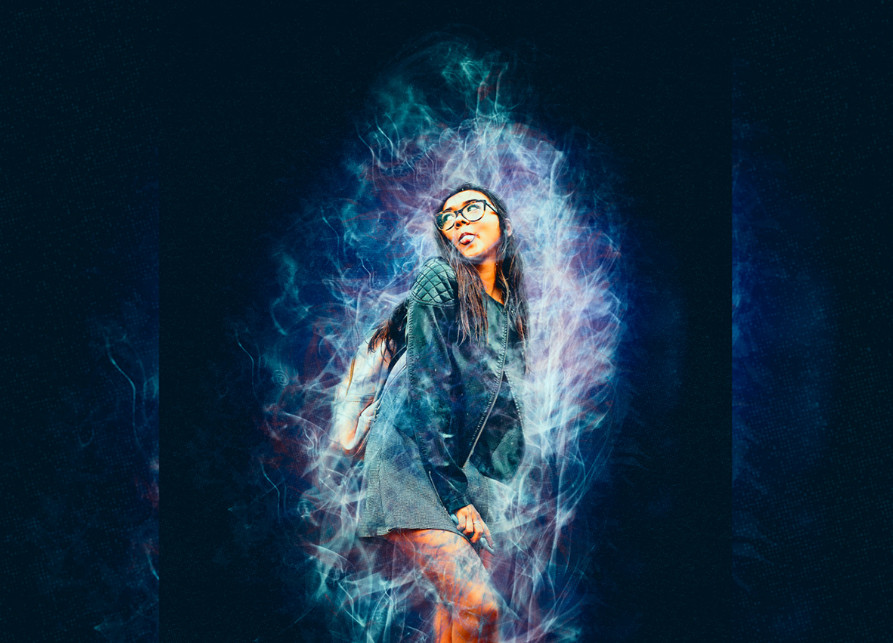 彩色烟雾效果照片处理特效PS动作模板 Color Smoke Effect Photoshop Action_img_2