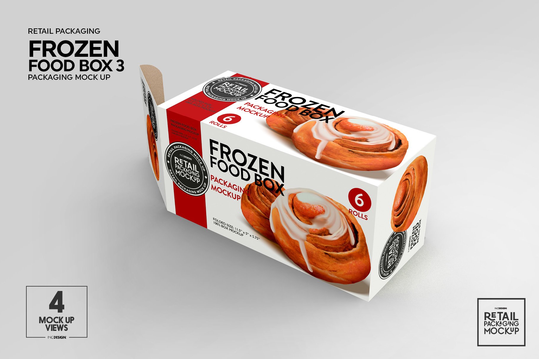 冷冻食品包装纸盒设计PS贴图样机模板 Retail Frozen Food Packaging3 Mockup_img_2