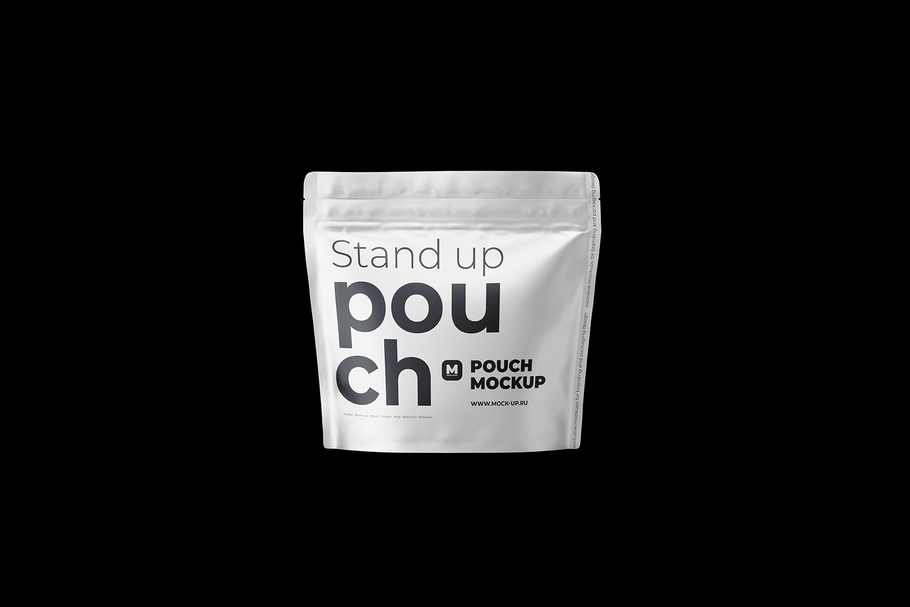 方形自立食品零食拉链自封塑料袋设计展示样机 Stand-up Pouch Mockup (Square)_img_2