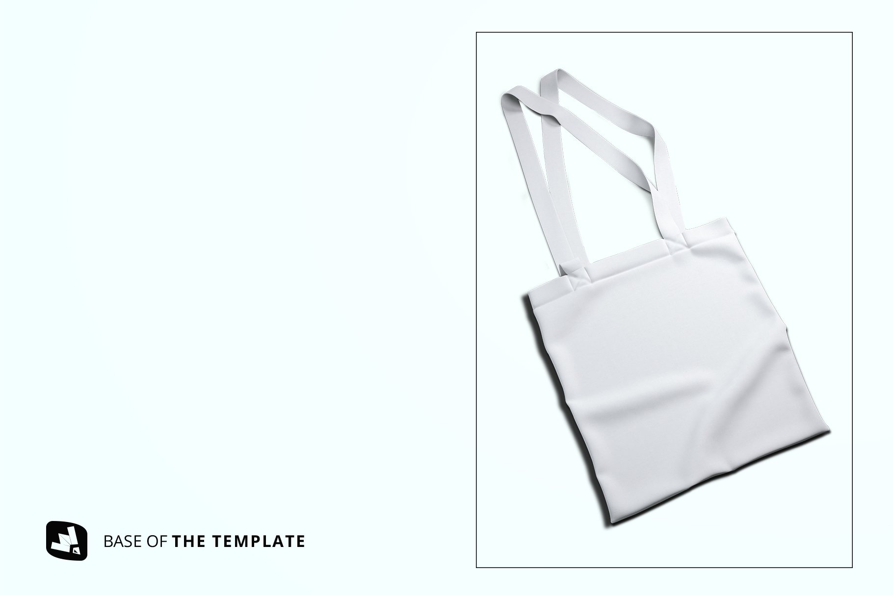 顶视图无纺布购物帆布袋设计展示贴图样机 Topview Reusable Cotton Bag Mockup_img_2