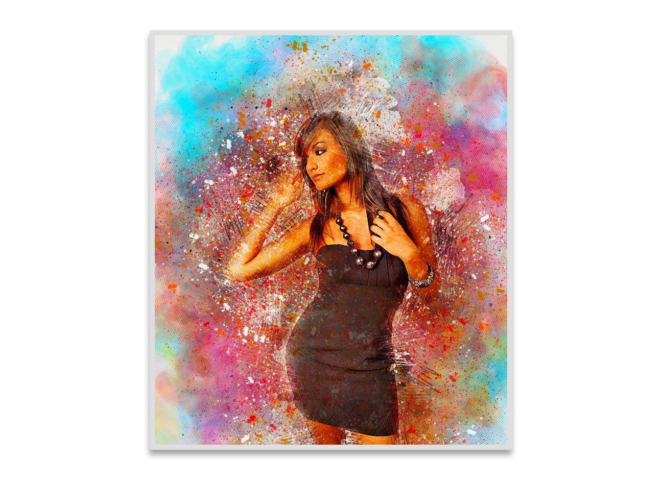 色彩分散碎片爆炸效果照片处理特效PS动作模板 Color Dispersion Photoshop Action_img_2