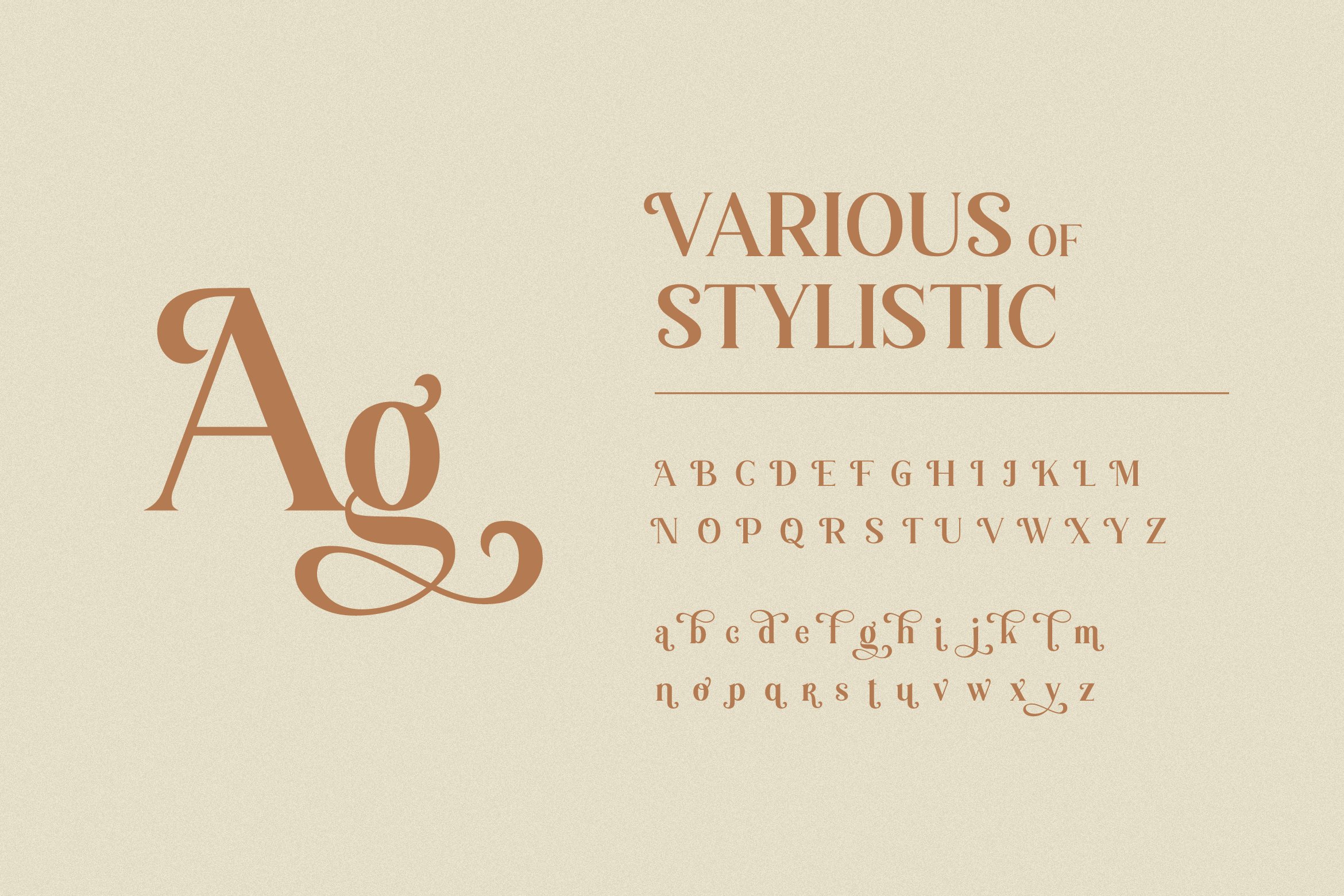 优雅复古海报画册杂志Logo标题衬线英文装饰字体素材 Madelyn Vintage Serif Font_img_2